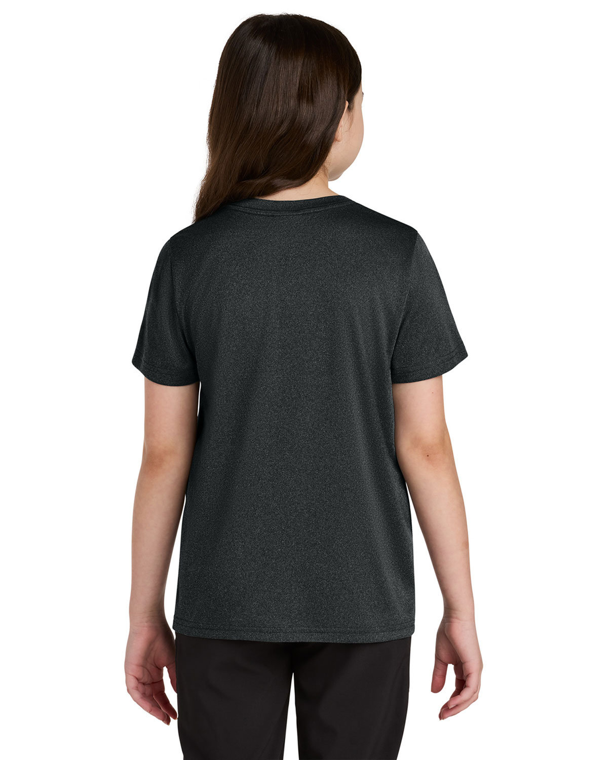 Port & Company PC390Y Youth Heather Performance Tee view 2