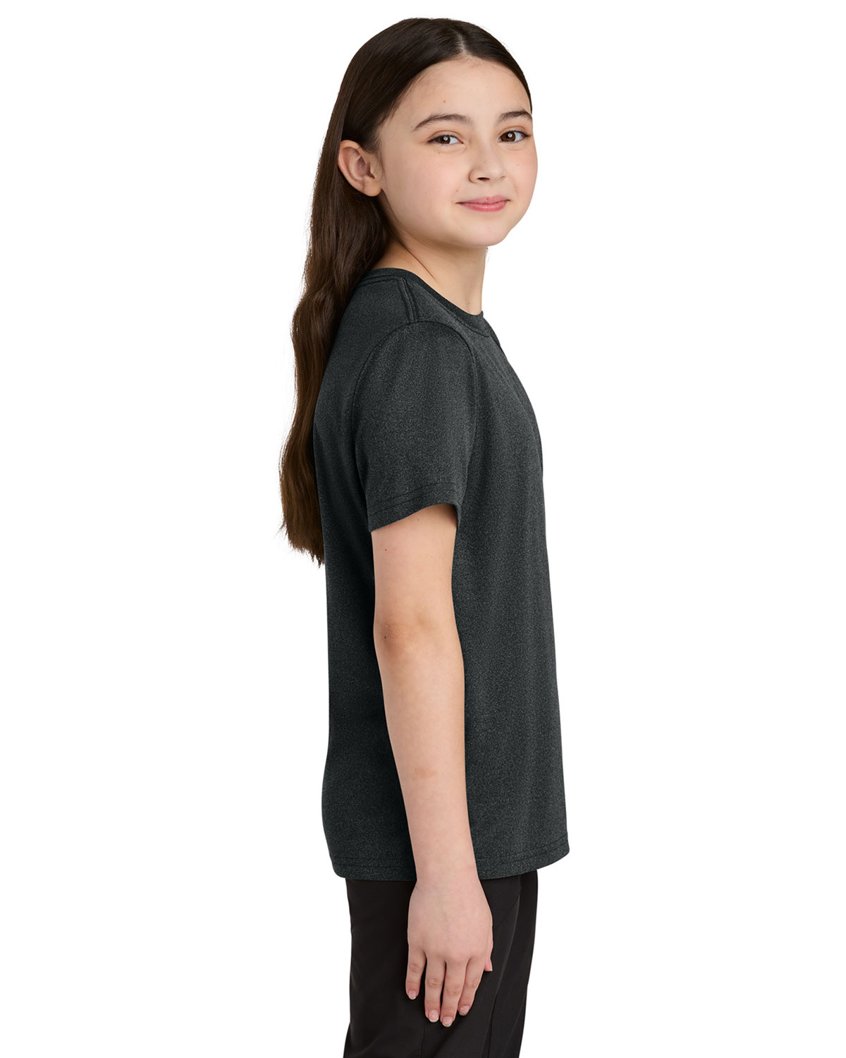 Port & Company PC390Y Youth Heather Performance Tee view 3