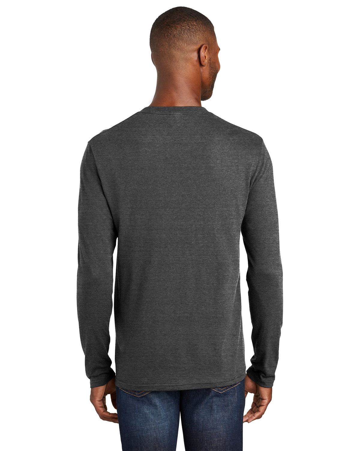 Port & Company PC455LS Long Sleeve Fan Favorite Blend Tee view 2