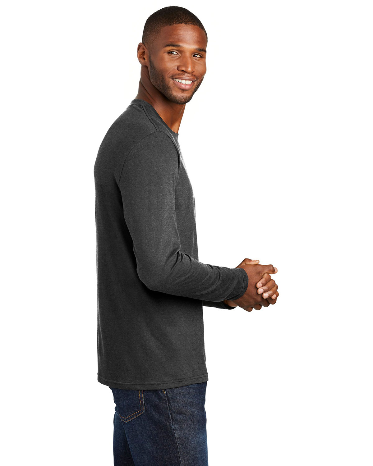 Port & Company PC455LS Long Sleeve Fan Favorite Blend Tee view 3