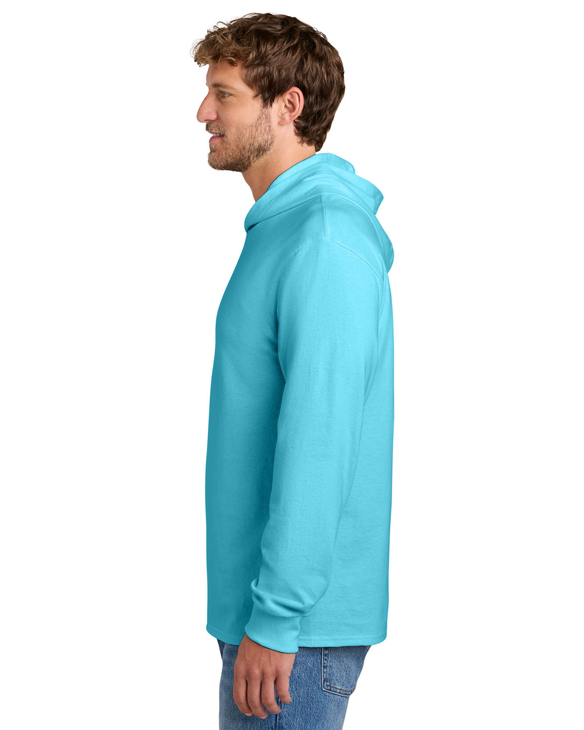 Port & Company PC54H Core Cotton Pullover Hooded Tee view 3