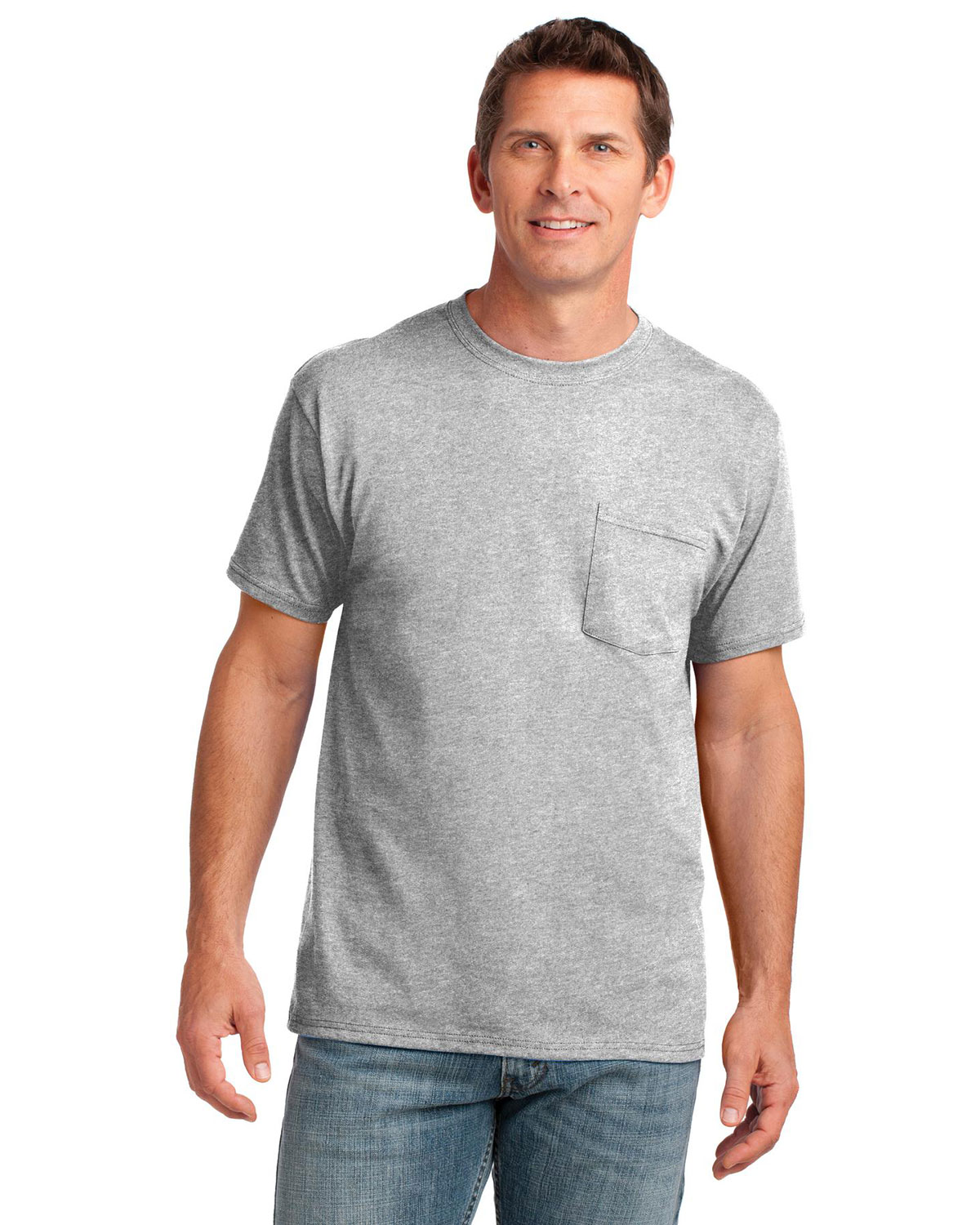 Port & Company PC54P Core Cotton Pocket Tee