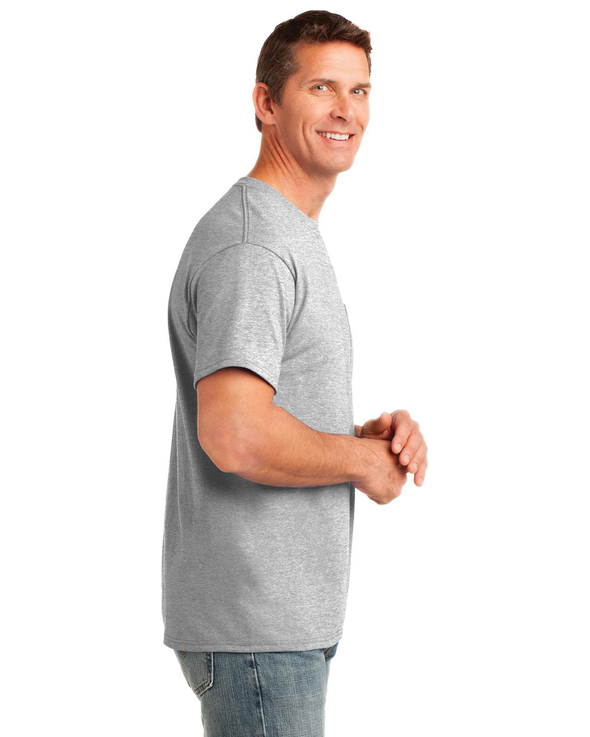 Port & Company PC54P Core Cotton Pocket Tee view 3