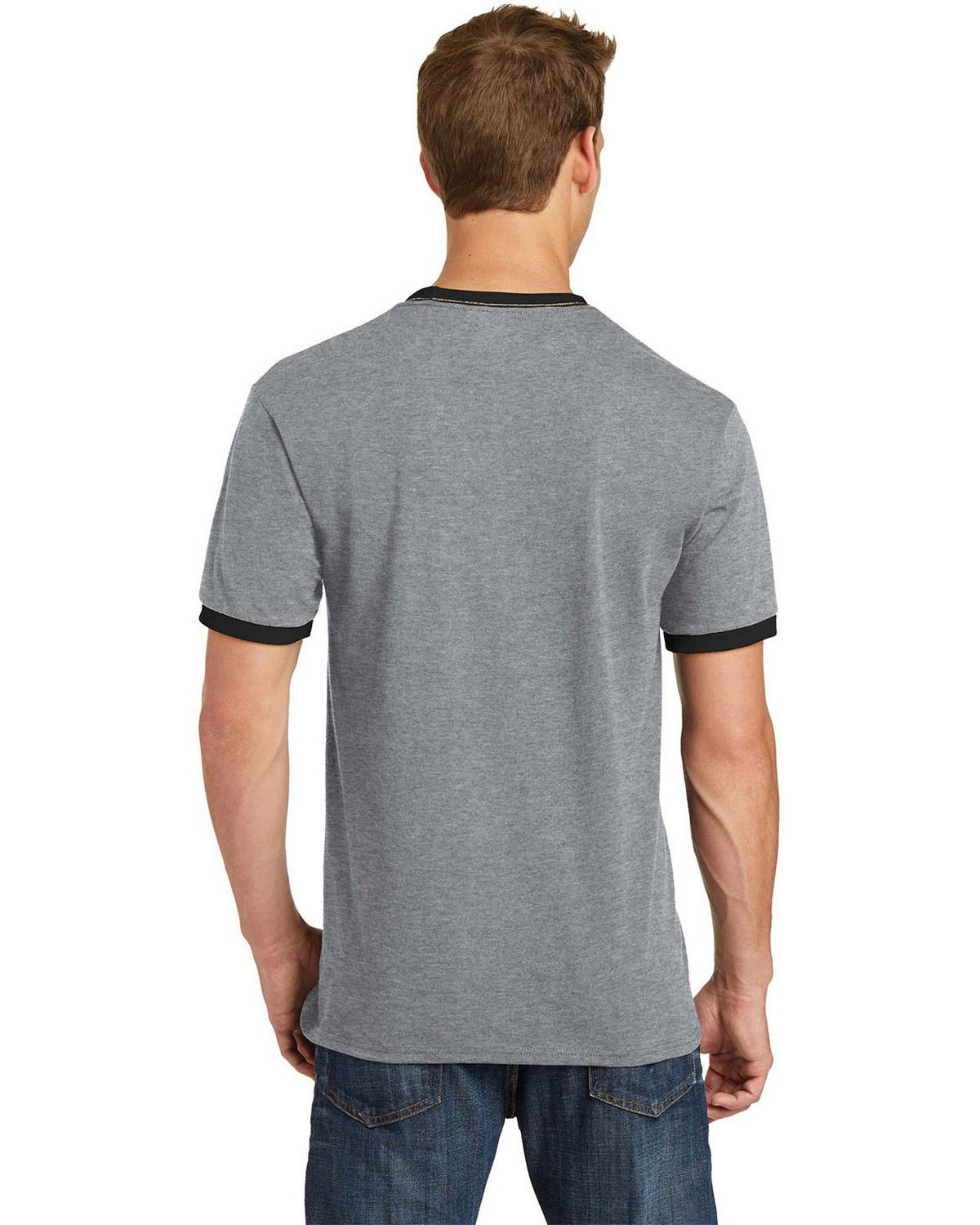 Port & Company PC54R Core Cotton Ringer Tee view 2