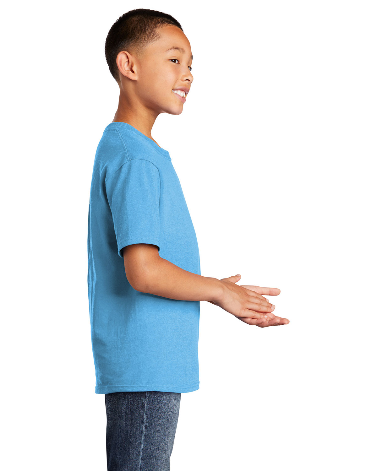 Port & Company PC54YDTG Youth Core Cotton DTG Tee view 3