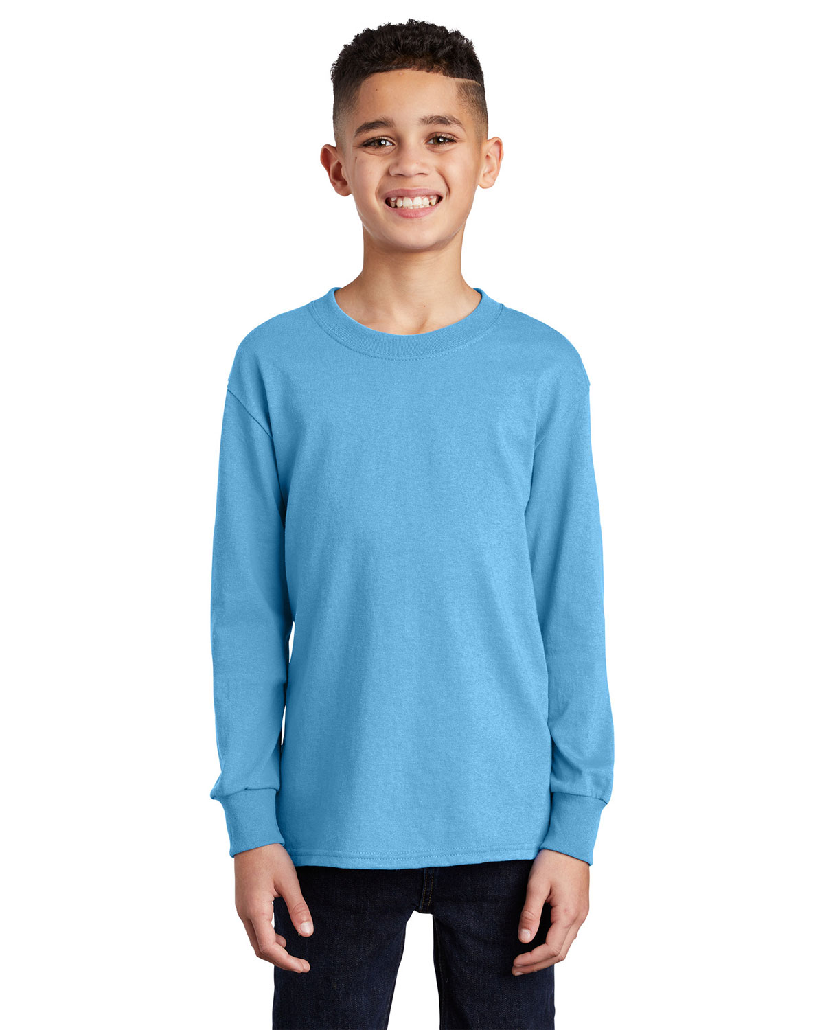 Port & Company PC54YLS Youth Long Sleeve Core Cotton Tee