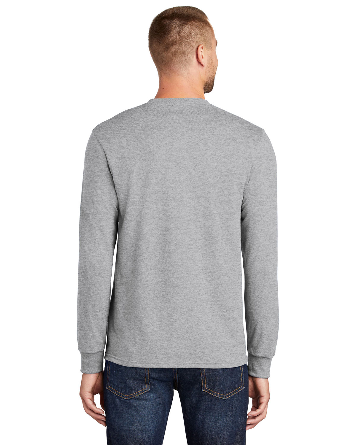 Port & Company PC55LST Tall Long Sleeve Core Blend Tee view 2