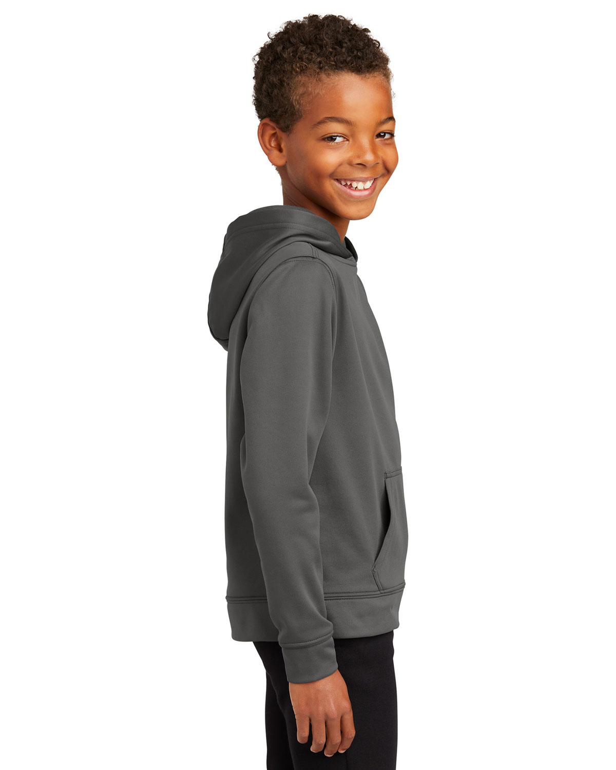Port & Company PC590YH Youth Performance Fleece Pullover Hooded Sweatshirt view 3