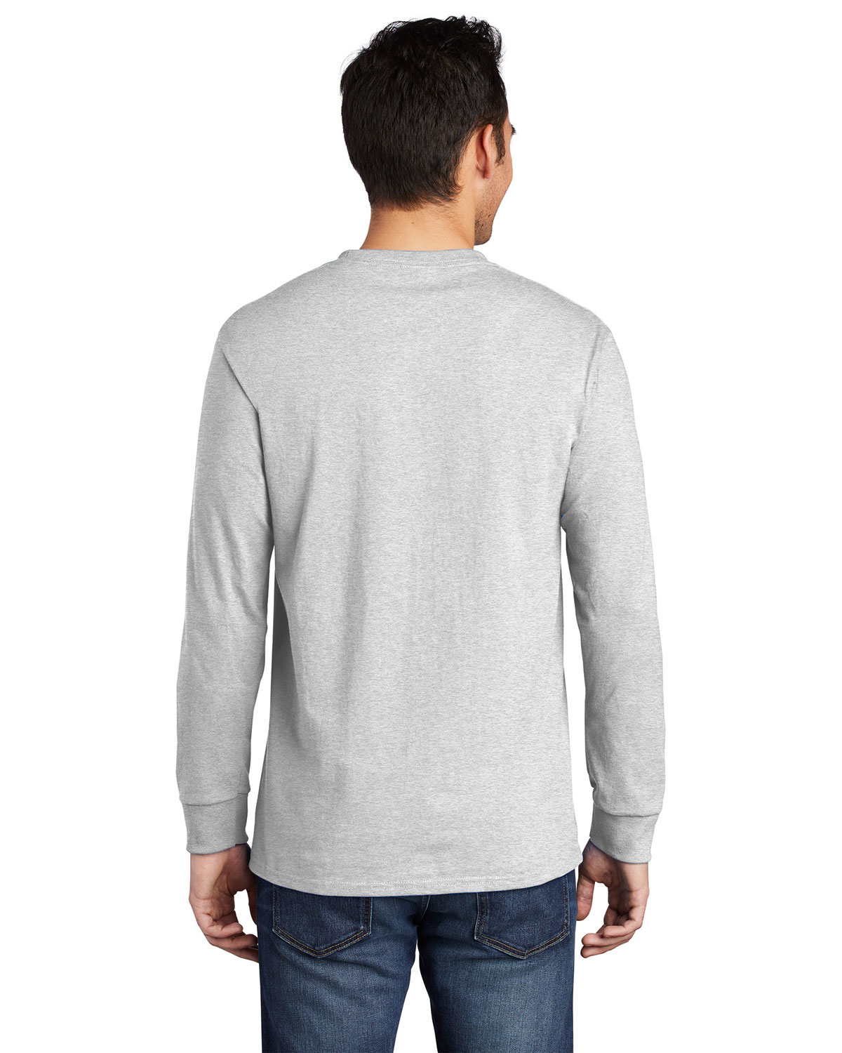 Port & Company PC61LSPT Tall Long Sleeve Essential Pocket Tee view 2
