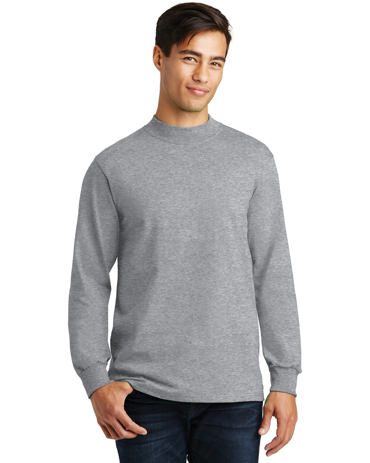 Port & Company PC61M Essential Mock Turtleneck