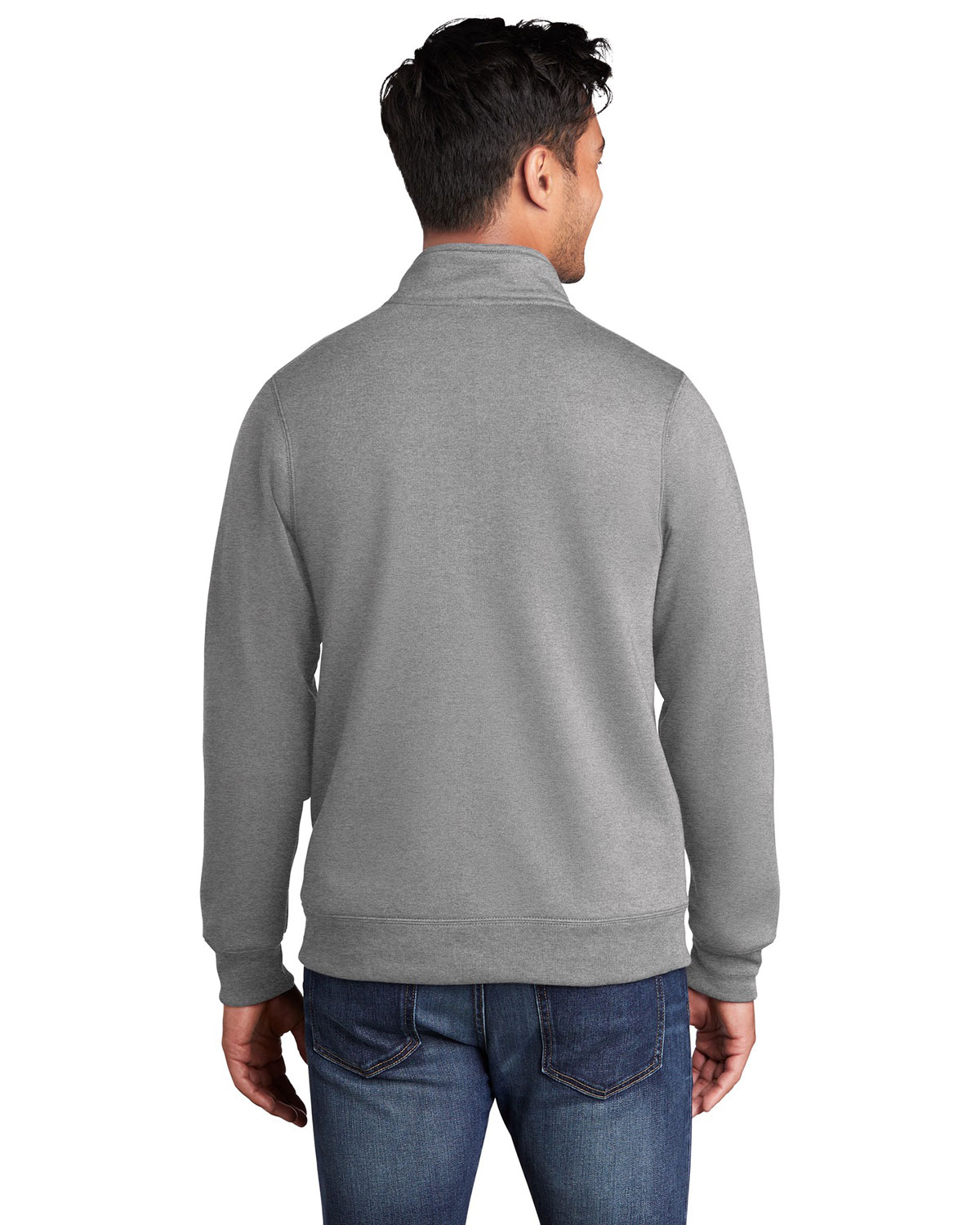 Port & Company PC78FZ Core Fleece Cadet Full-Zip Sweatshirt view 2