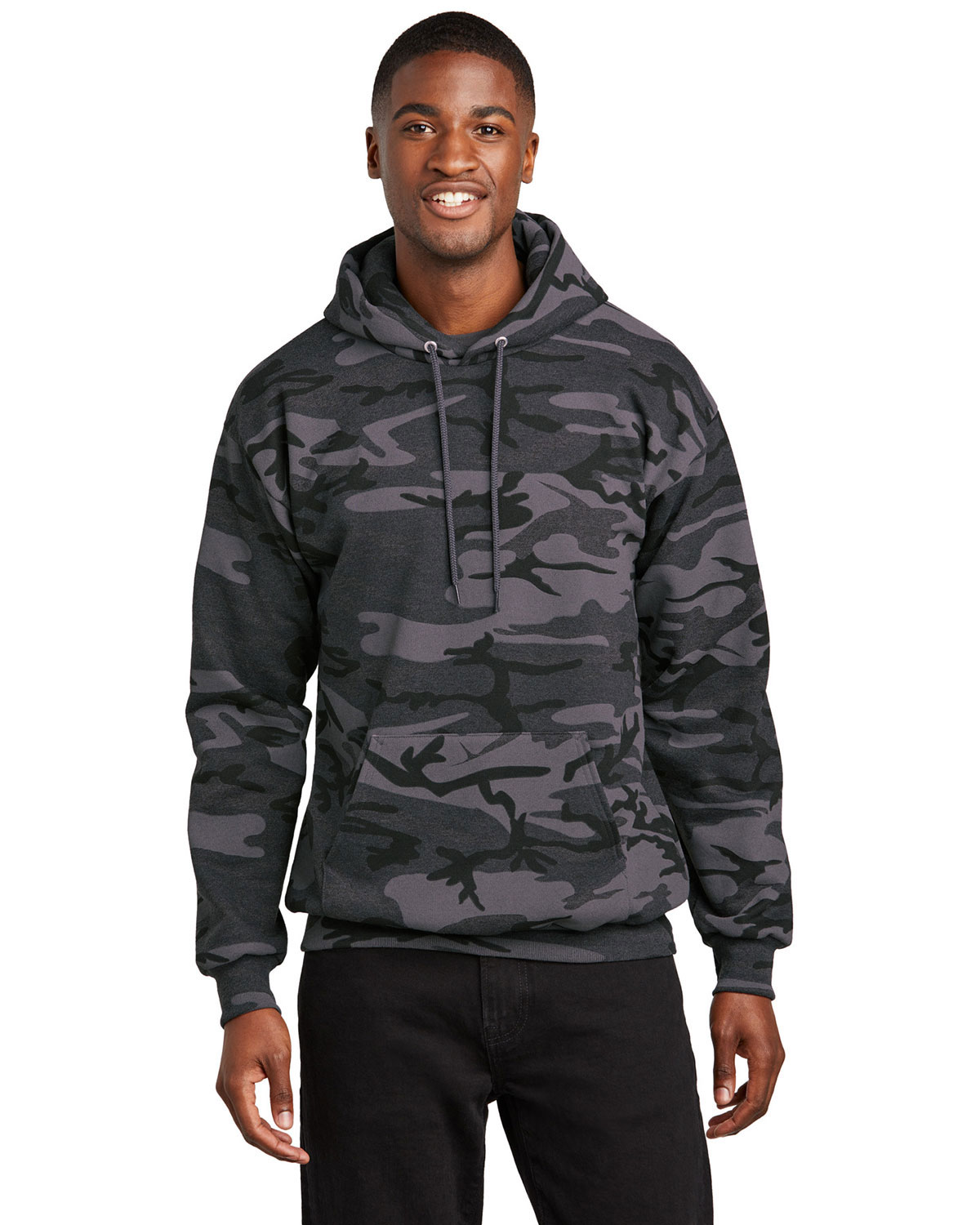 Port & Company PC78HC Core Fleece Camo Pullover Hooded Sweatshirt