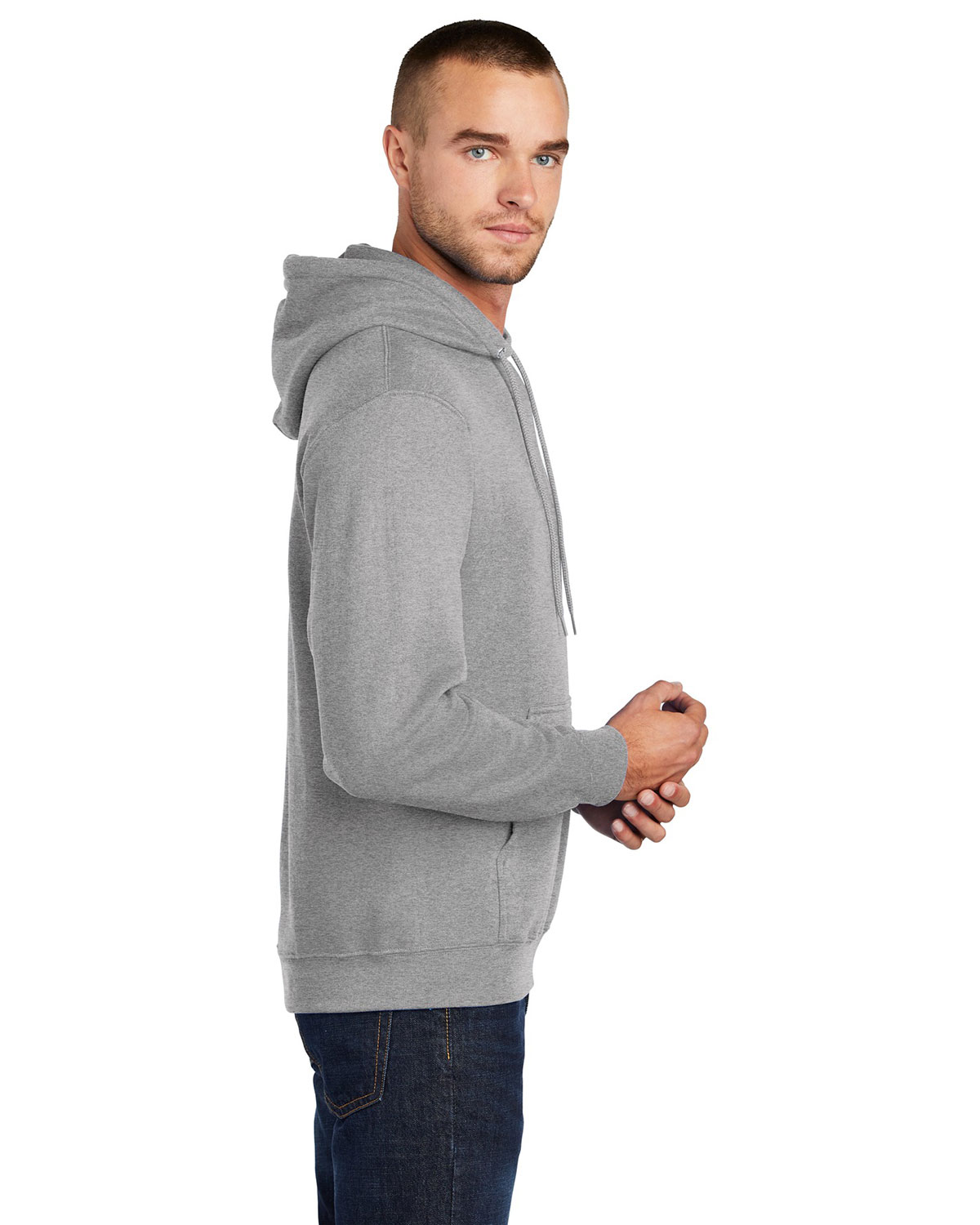 Port & Company PC78HT Tall Core Fleece Pullover Hooded Sweatshirt view 3