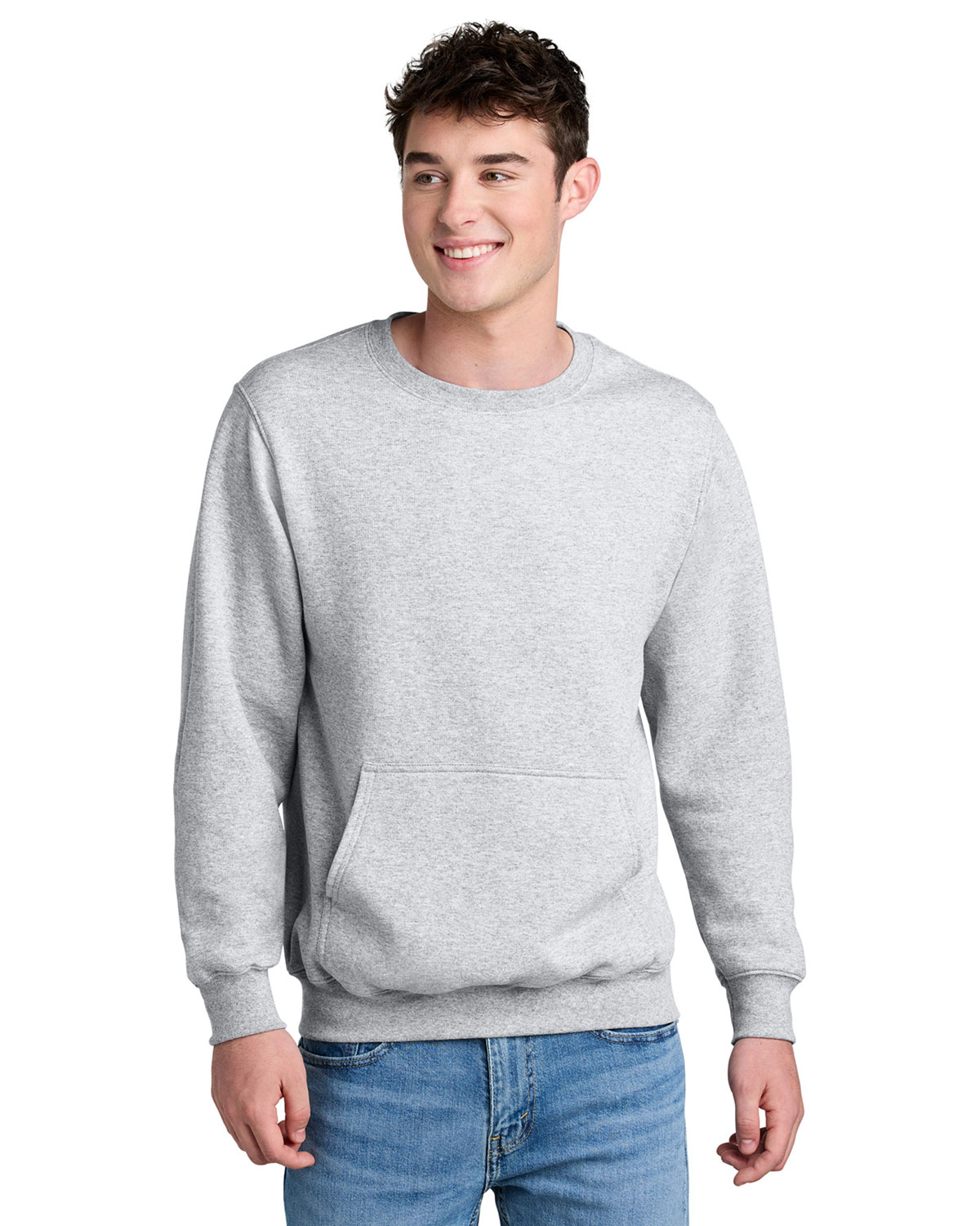 Port & Company PC78PKT Core Fleece Crewneck Pocket Sweatshirt