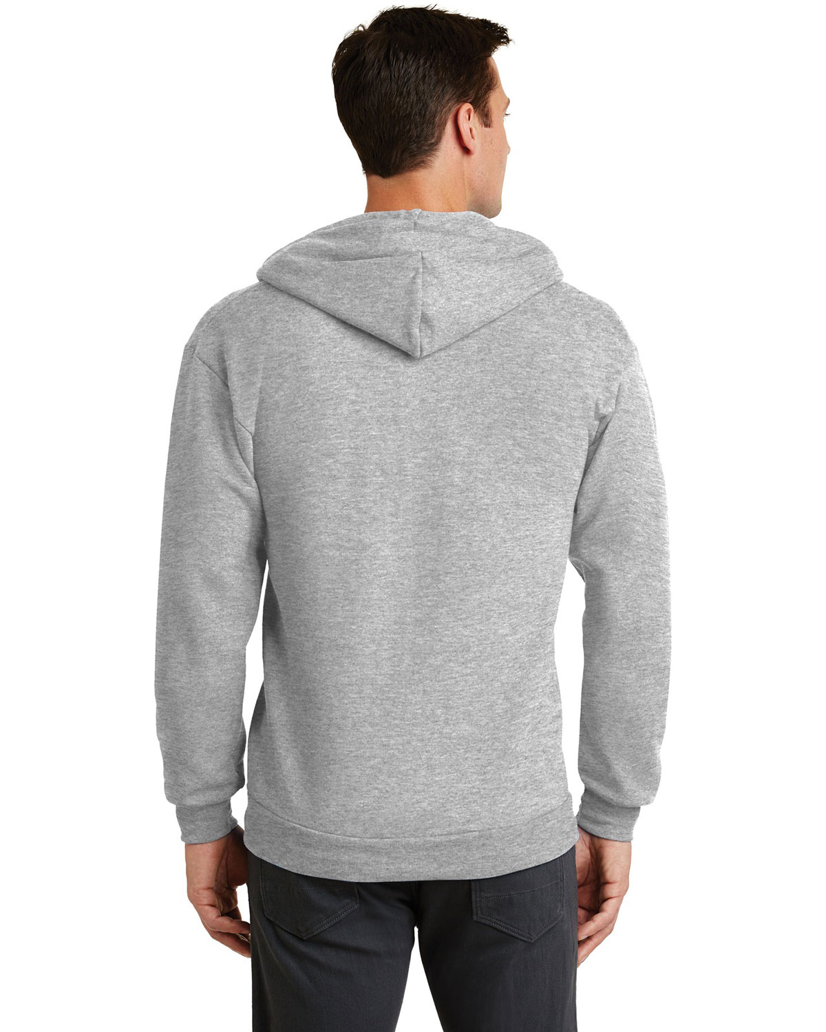 Port & Company PC78ZH Core Fleece Full-Zip Hooded Sweatshirt view 2