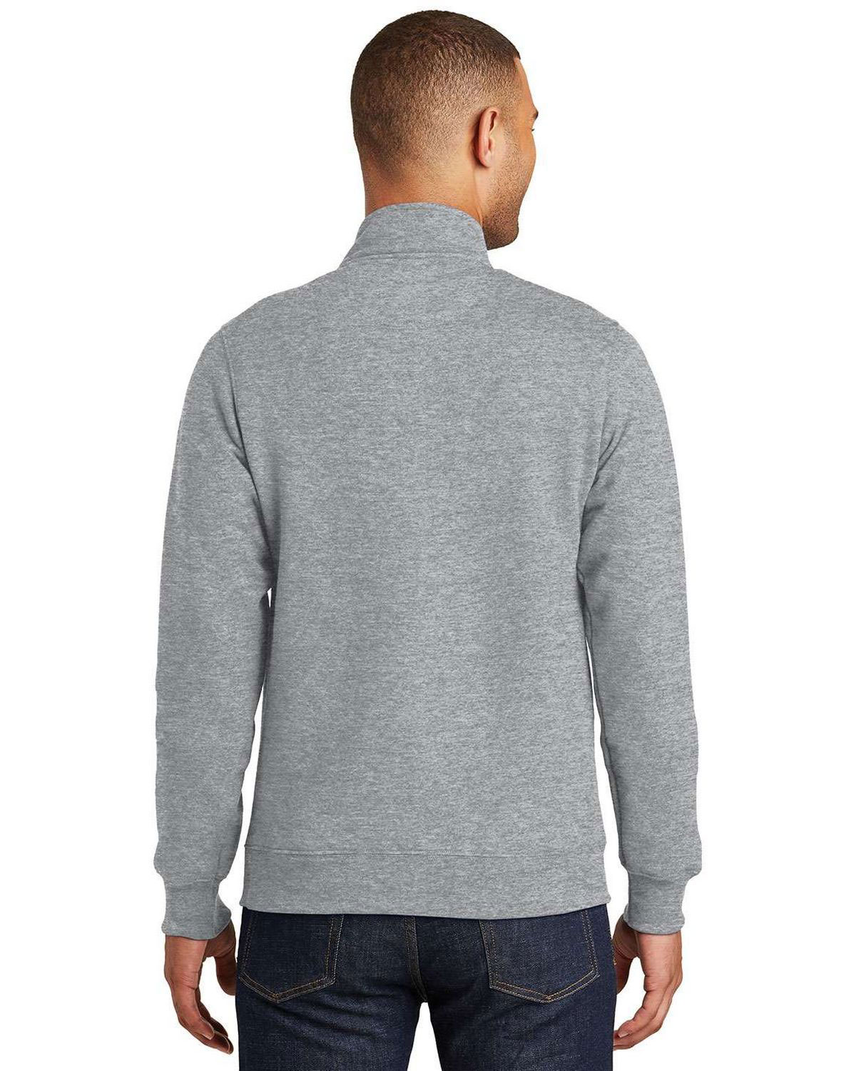 Port & Company PC850Q Fan Favorite Fleece 1/4-Zip Pullover Sweatshirt view 2