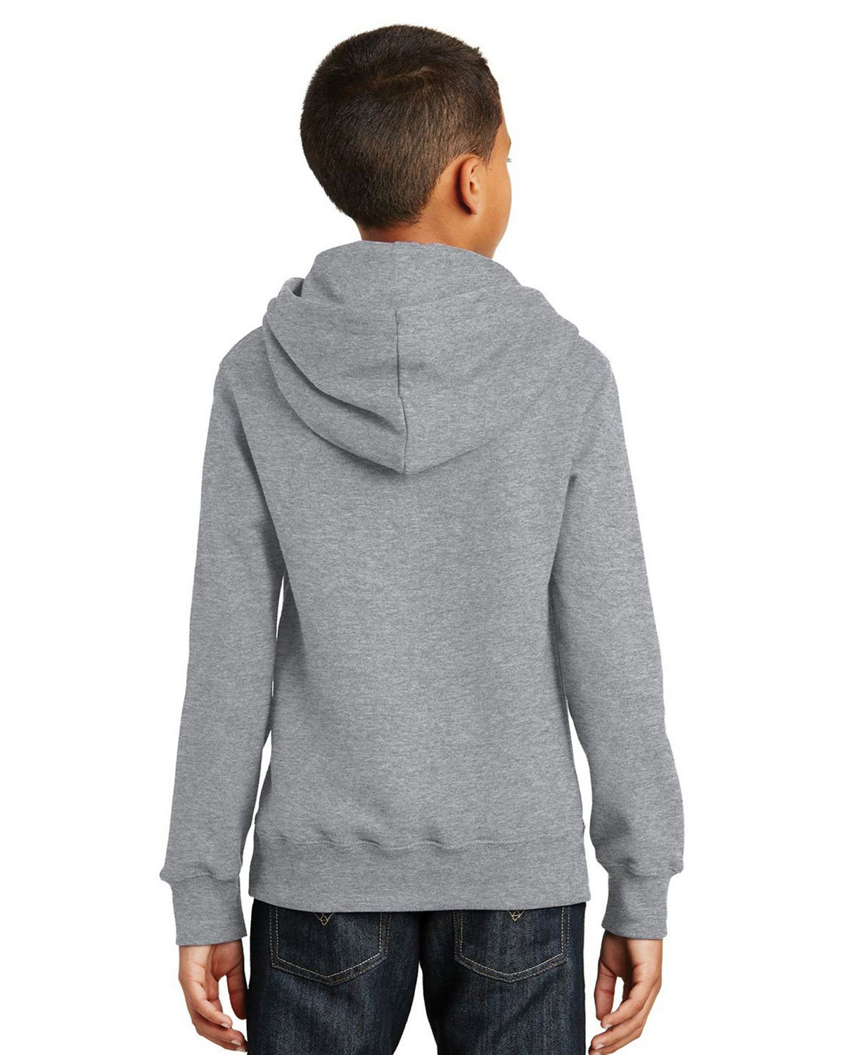 Port & Company PC850YH Youth Fan Favorite Fleece Pullover Hooded Sweatshirt view 2