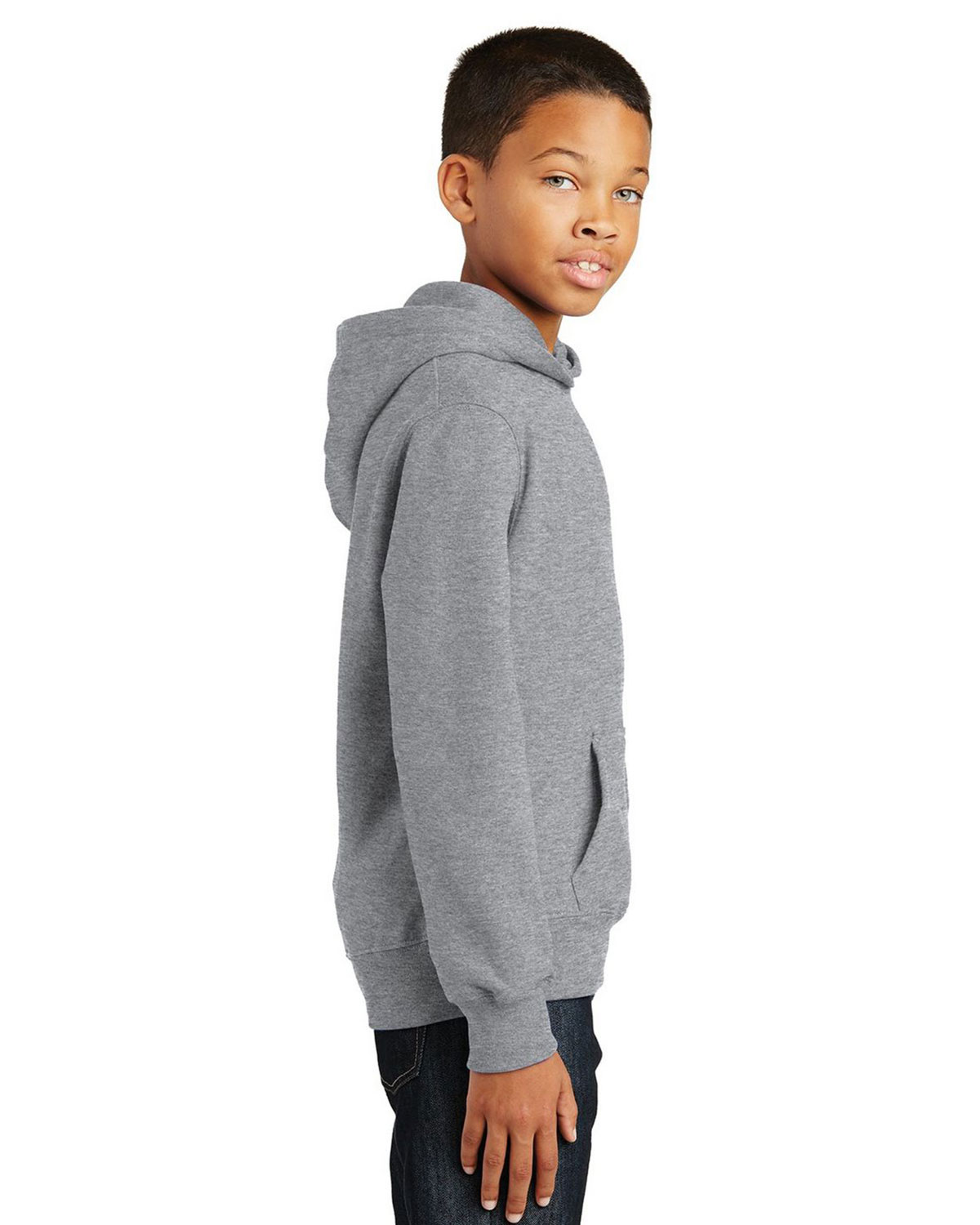 Port & Company PC850YH Youth Fan Favorite Fleece Pullover Hooded Sweatshirt view 3