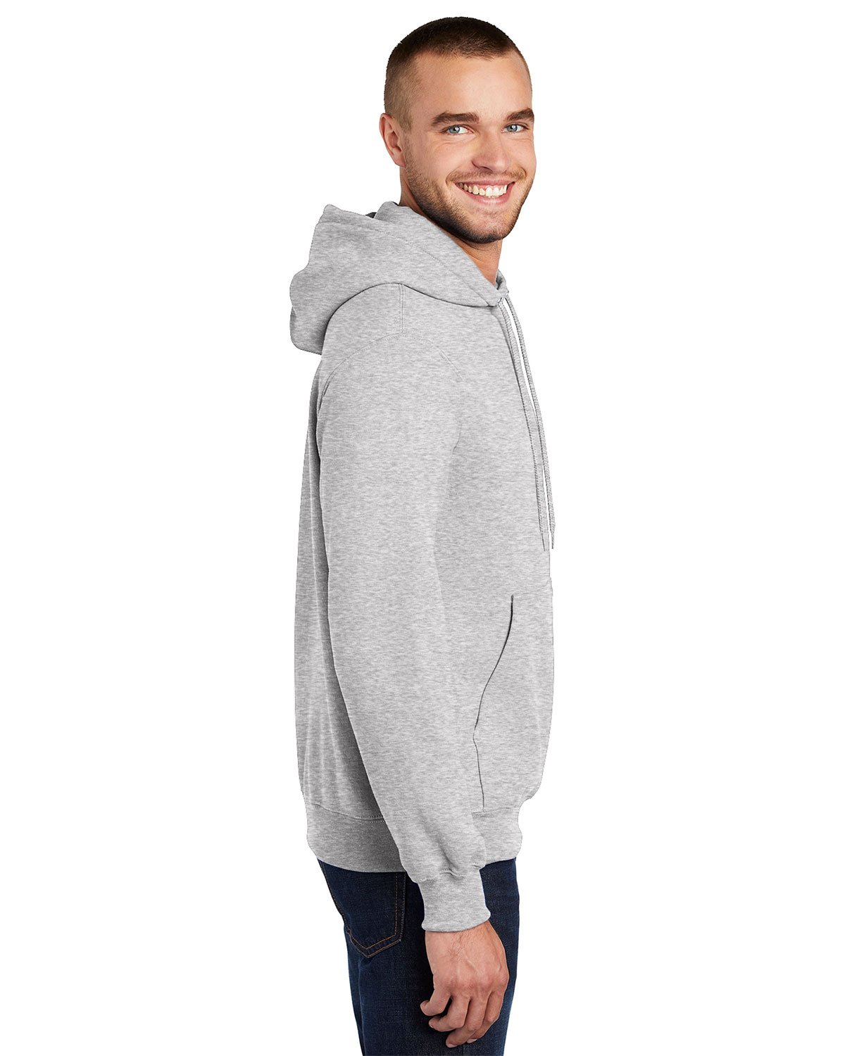 Port & Company PC90HT Tall Essential Fleece Pullover Hooded Sweatshirt view 3