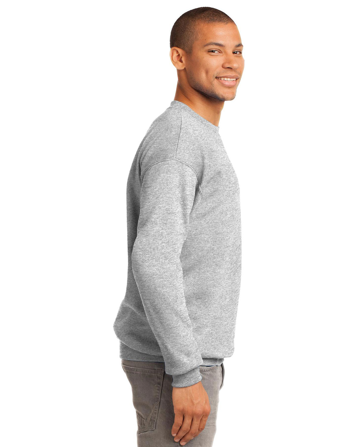 Port & Company PC90T Tall Essential Fleece Crewneck Sweatshirt view 3