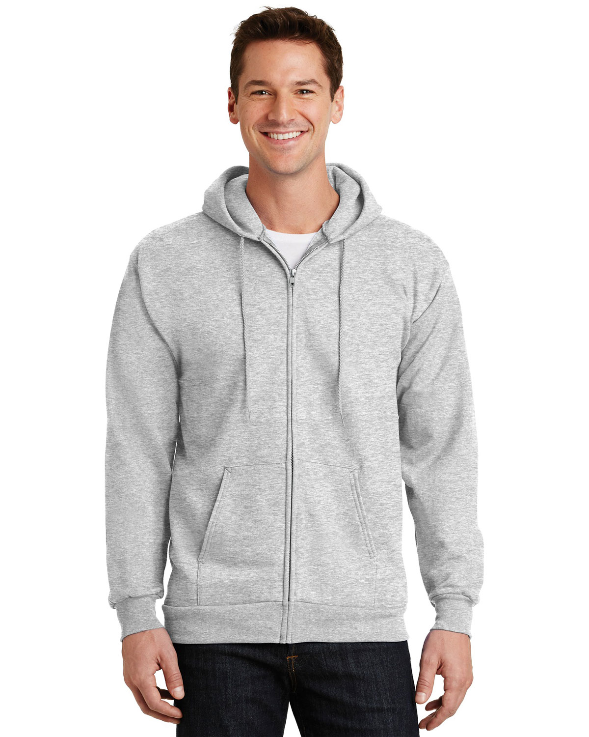 Port & Company PC90ZH Essential Fleece Full-Zip Hooded Sweatshirt