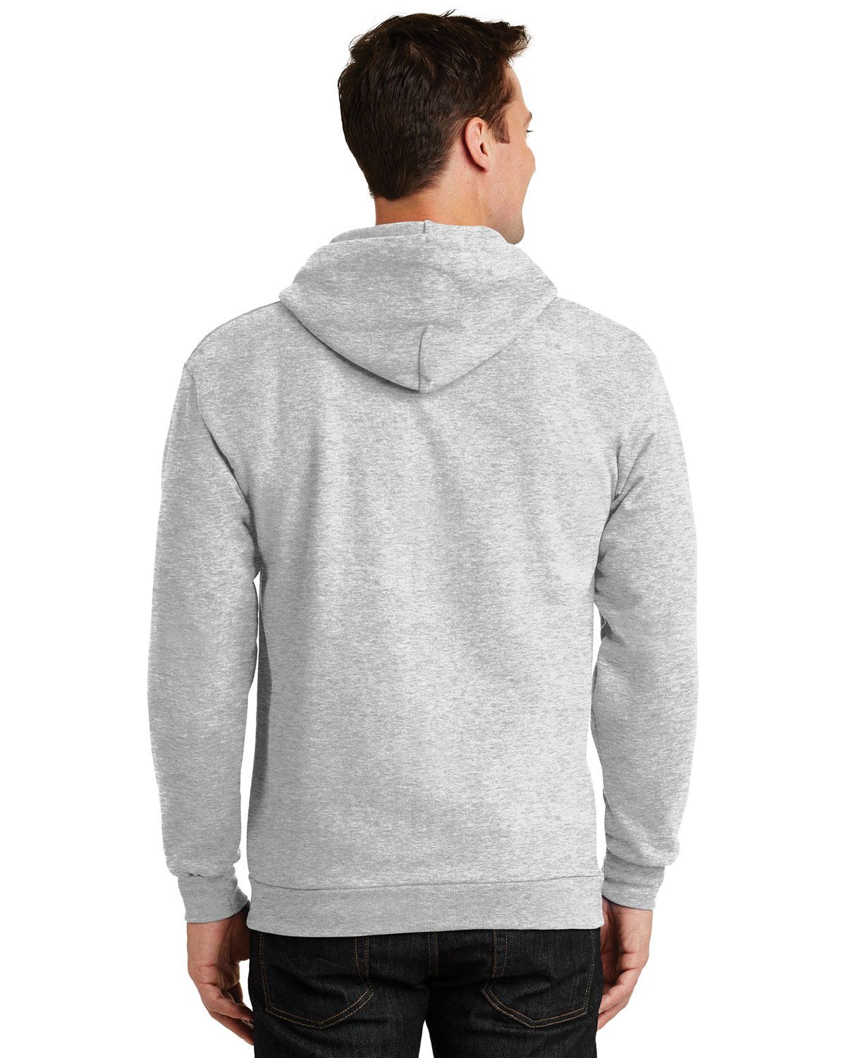 Port & Company PC90ZH Essential Fleece Full-Zip Hooded Sweatshirt view 2