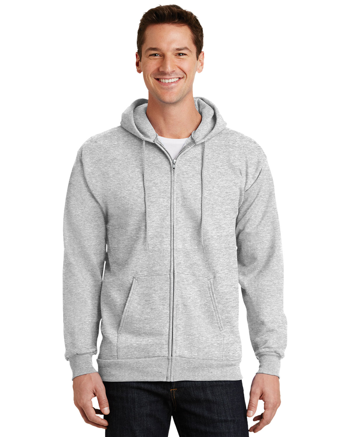 Port & Company PC90ZHT Tall Essential Fleece Full-Zip Hooded Sweatshirt