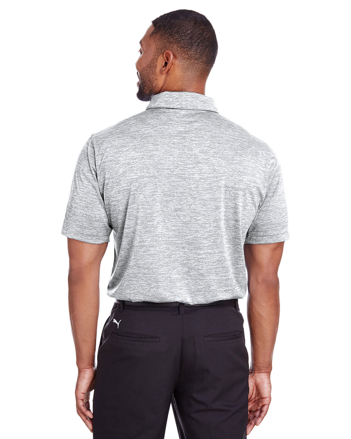 Puma Golf 596801 Men's Icon Heather Polo view 2