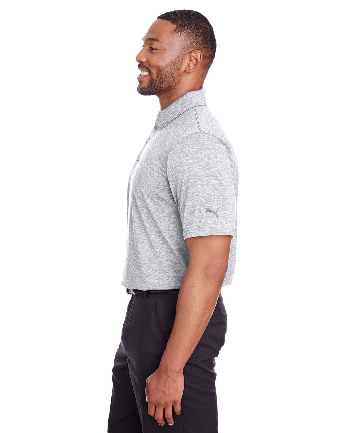 Puma Golf 596801 Men's Icon Heather Polo view 3