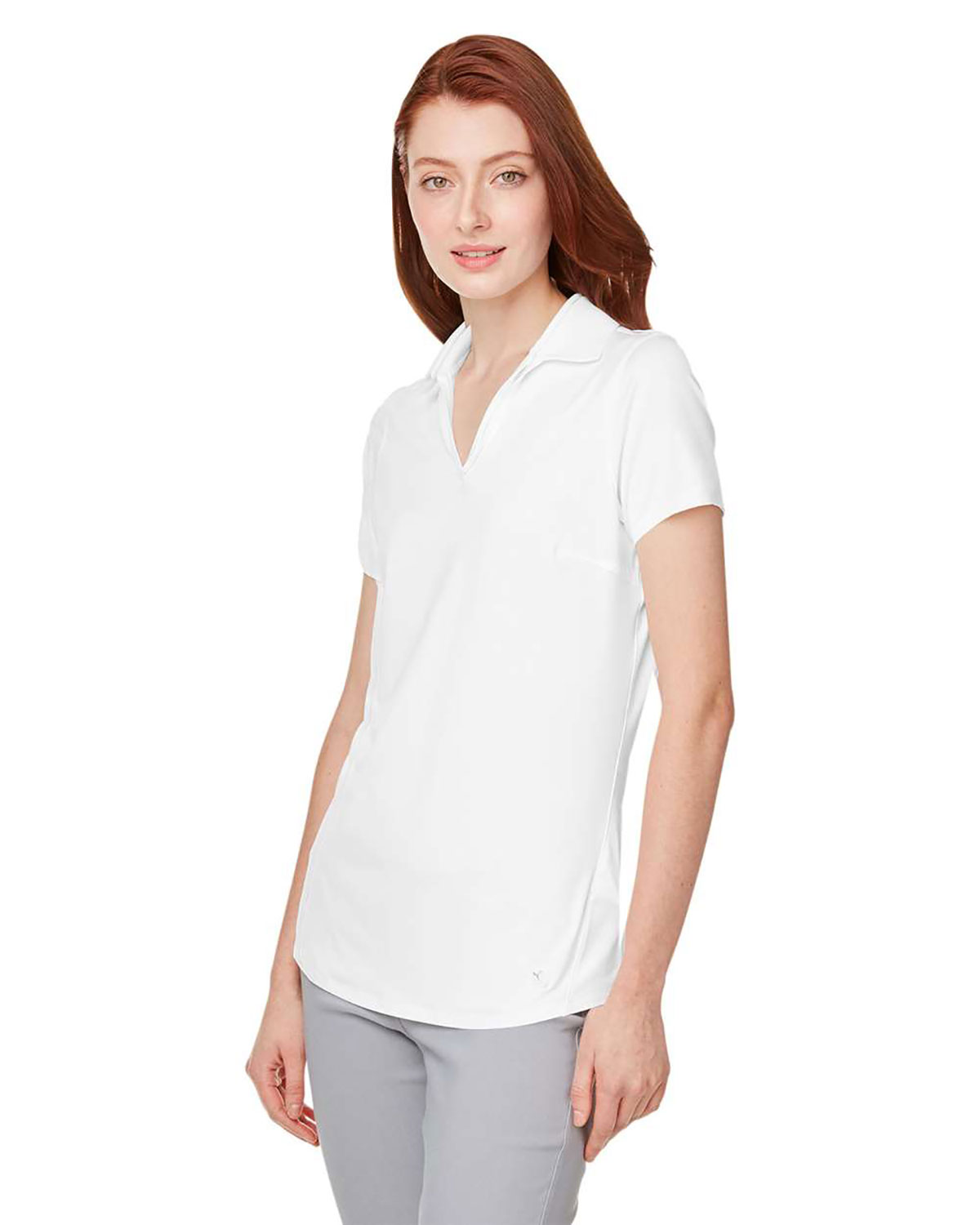 Puma Golf 597695 Women's Cloudspun Free V-neck Polo view 3