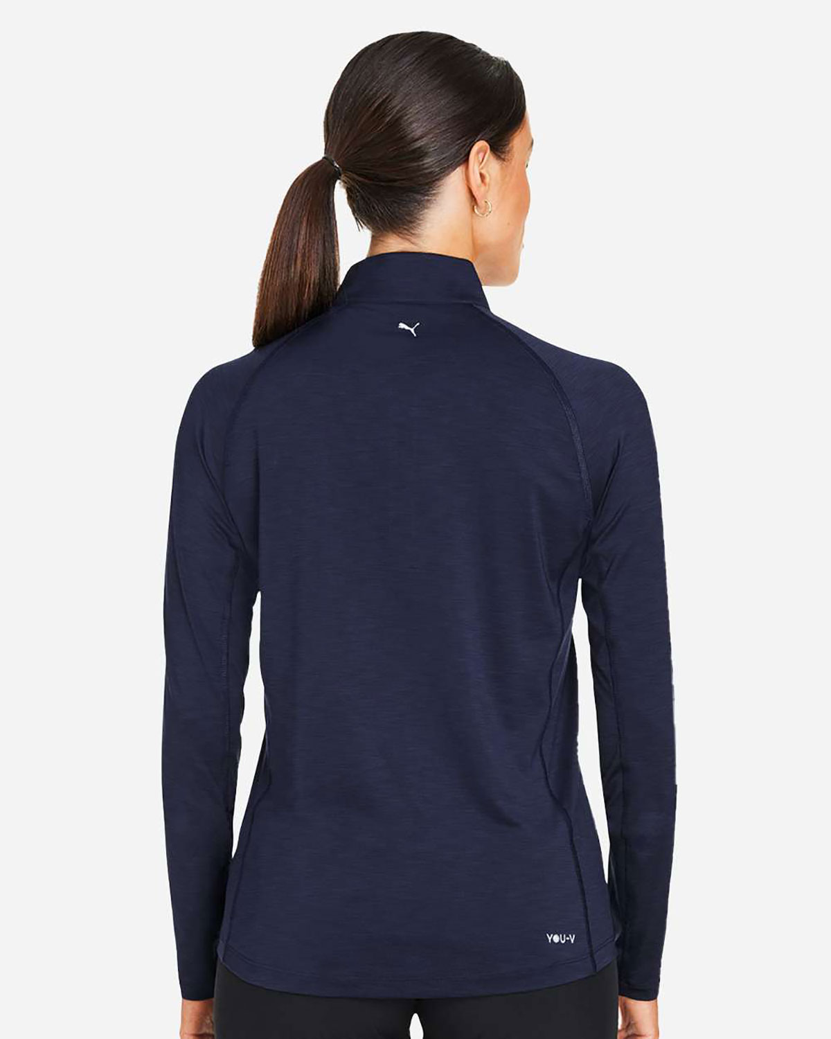 Puma Golf 625902 Women's You-V Quarter-Zip Pullover view 2