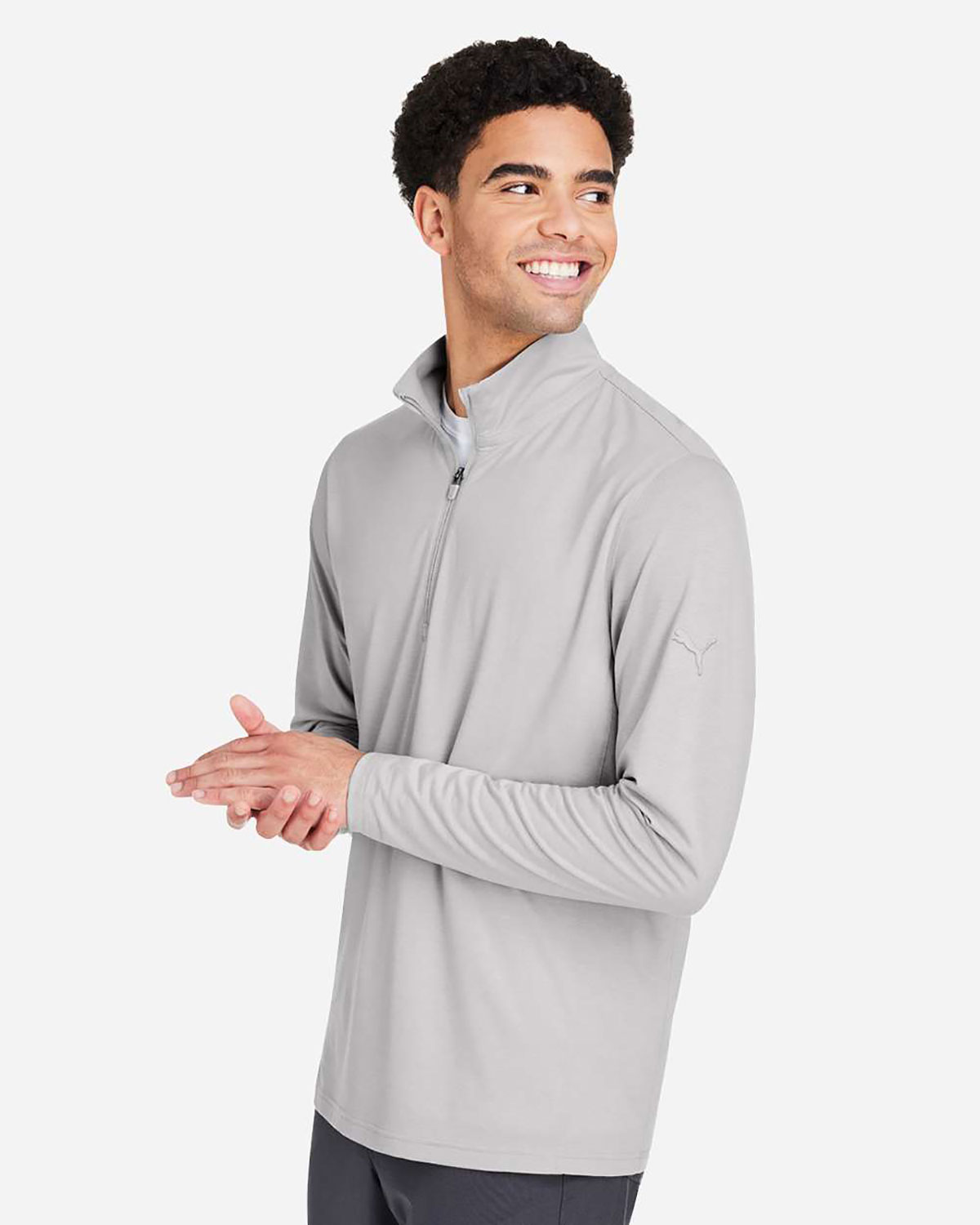 Puma Golf PG400 Men's Bandon Quarter-Zip Pullover view 3