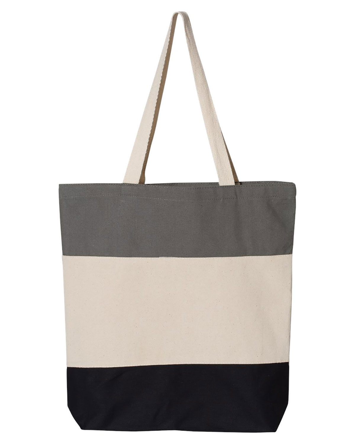 Q-Tees Q125900 11L Tri-Color Tote view 2