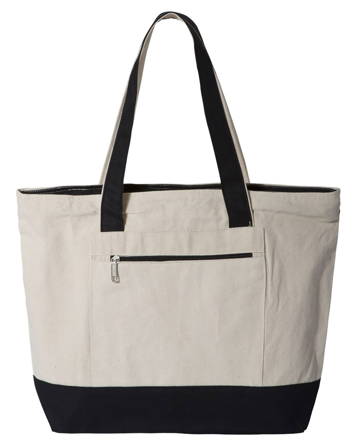 Q-Tees Q1300 19L Zippered Tote