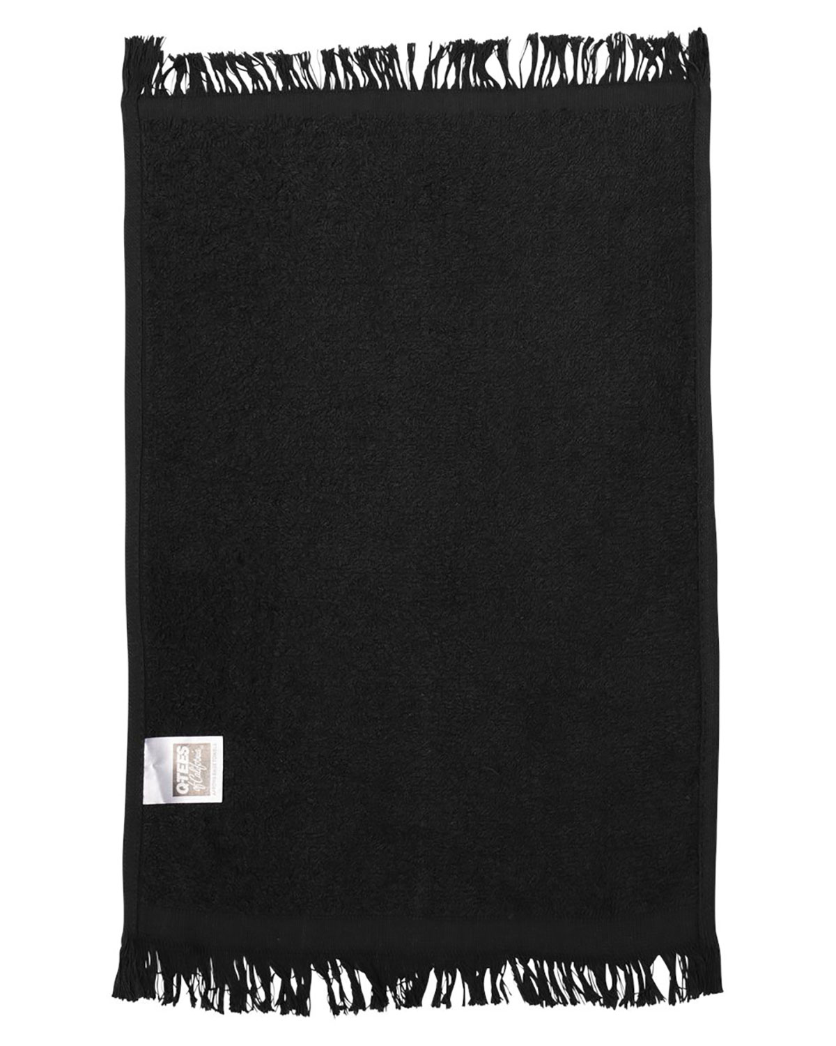 Q-Tees T100 Fringed Fingertip Towel view 2