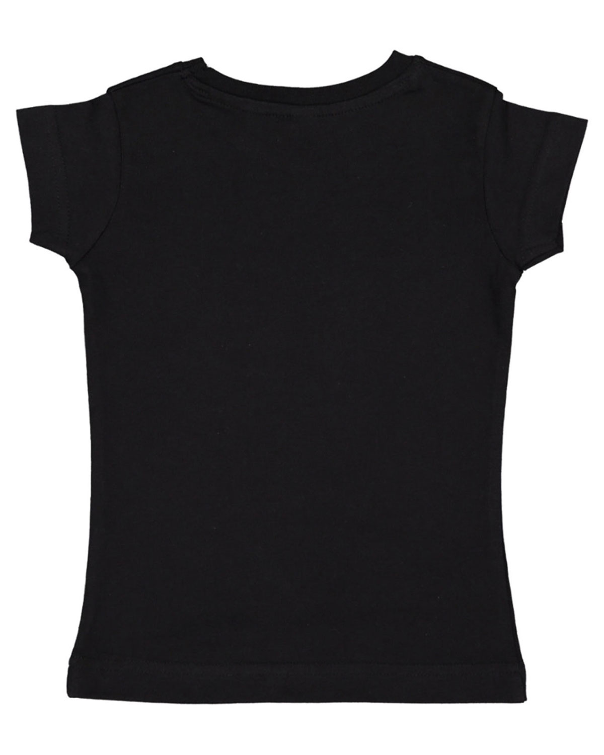 Rabbit Skins 3316 Toddler Girls Fine Jersey Tee view 2