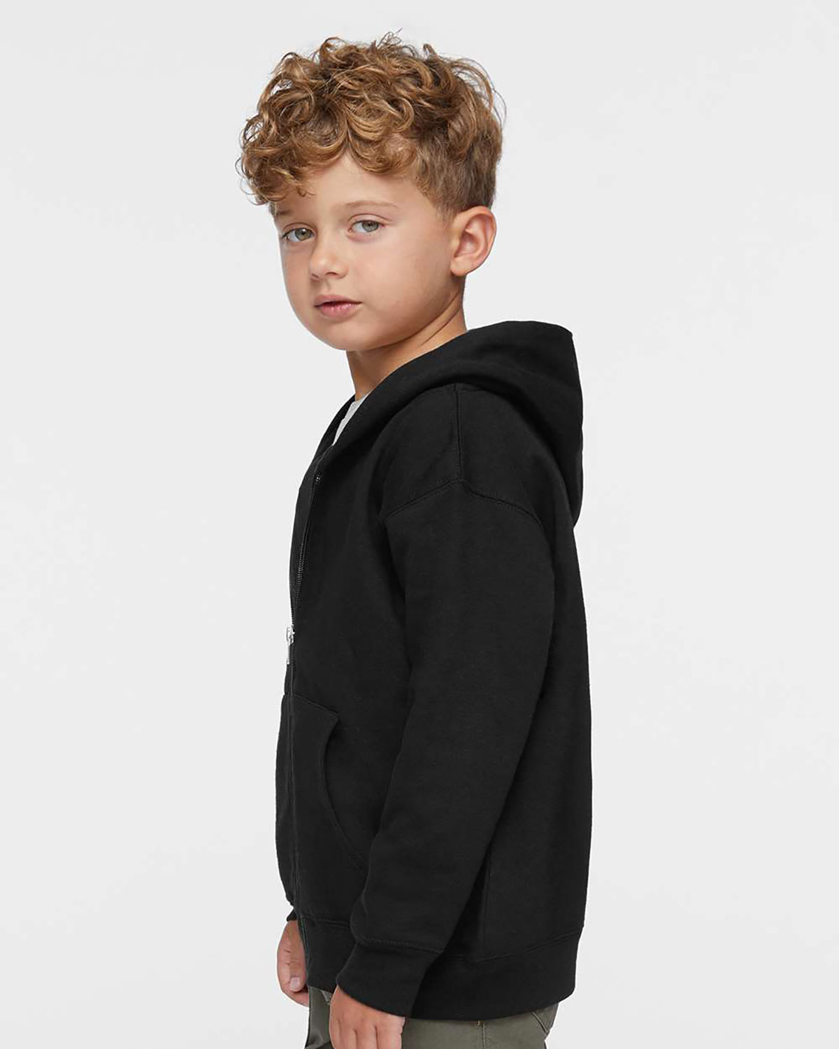Rabbit Skins 3346 Toddler Full-Zip Fleece Hoodie Sweatshirt view 3