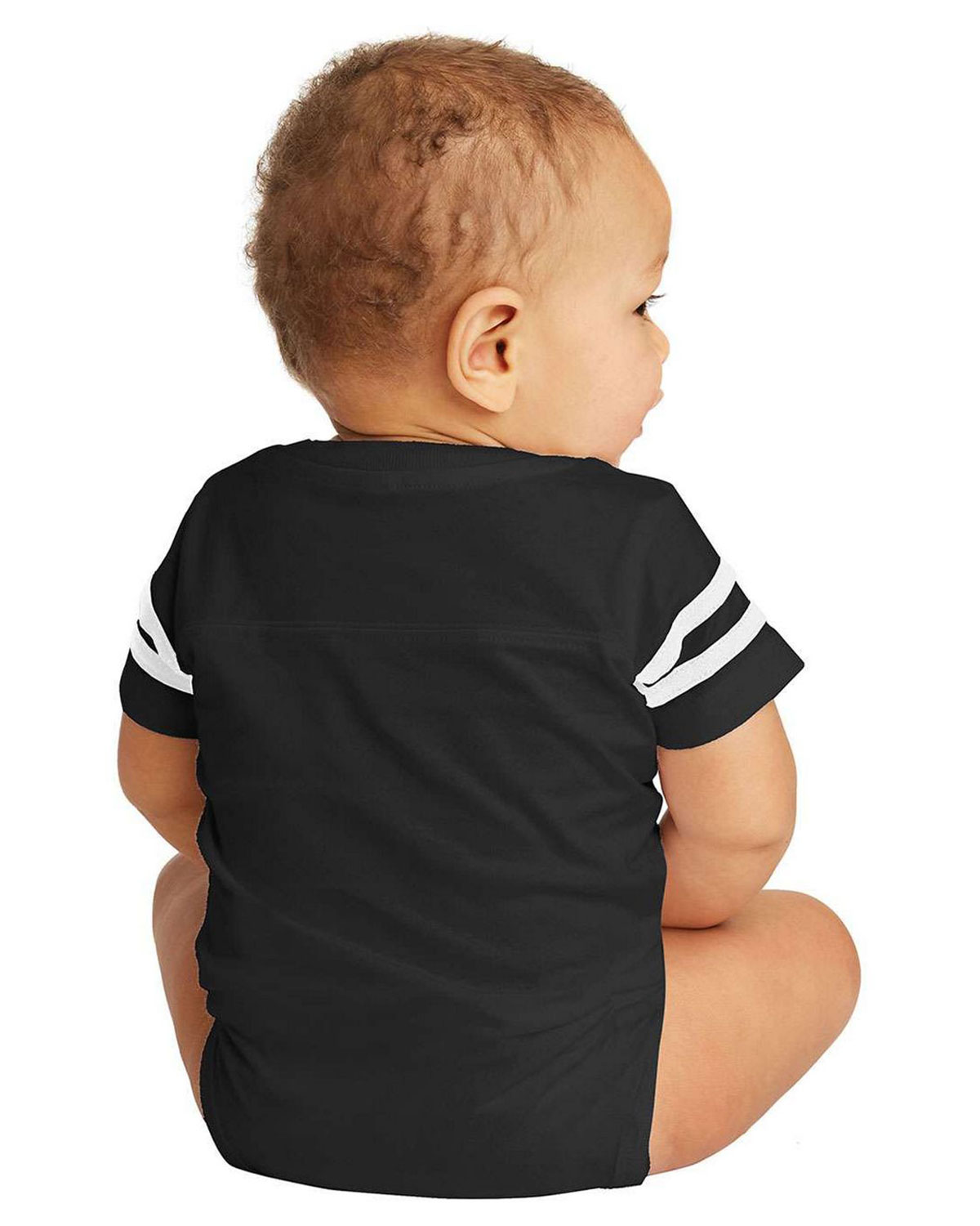 Rabbit Skins RS4437 Infant Football Fine Jersey Bodysuit view 2