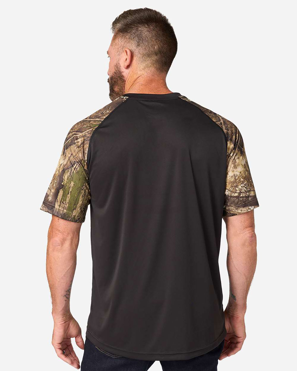 RealTree RT2103 Unisex Realtree� Performance Colorblock T-Shirt view 2