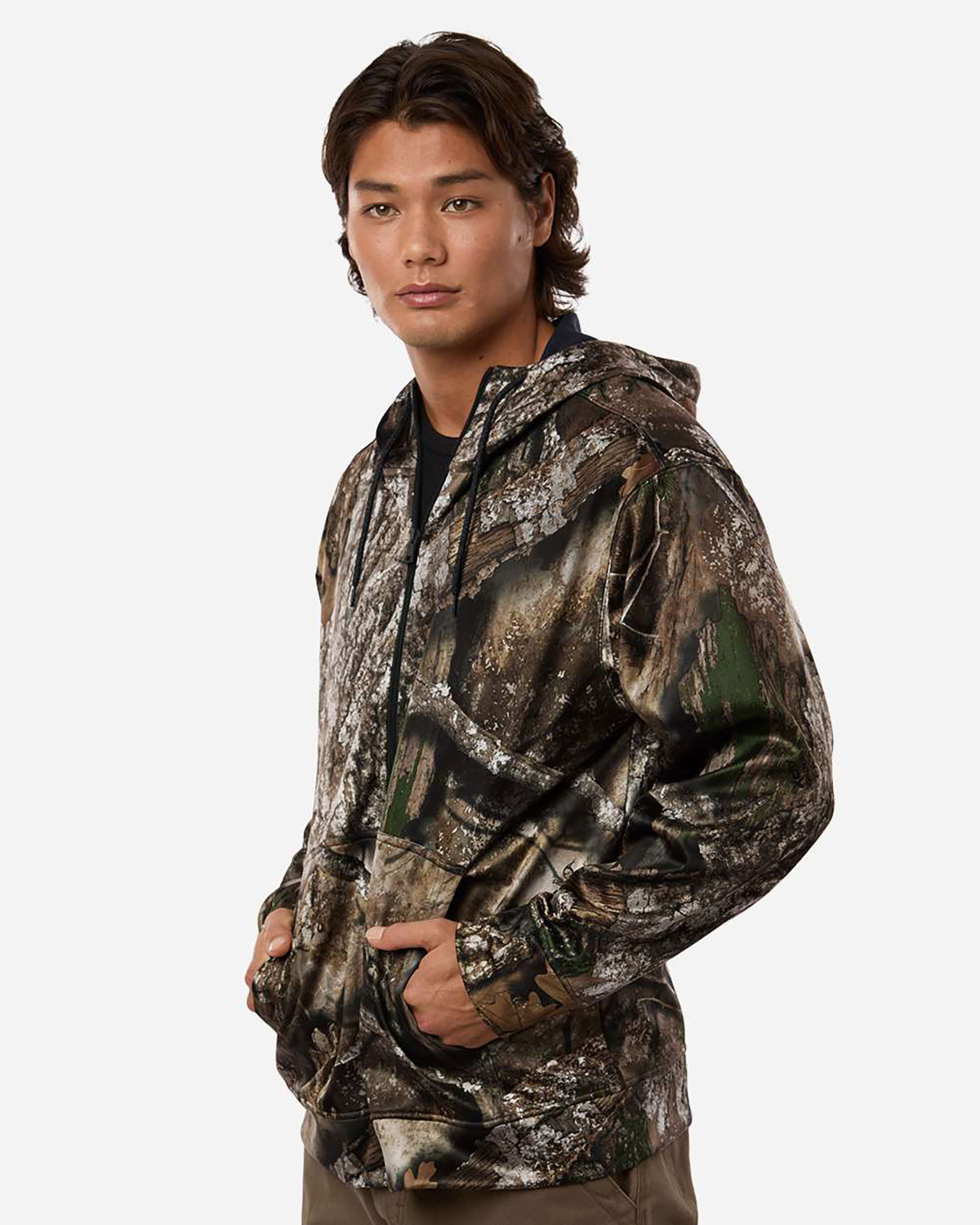 RealTree RT5201 Unisex Realtree� Performance Full-Zip Hooded Sweatshirt view 3