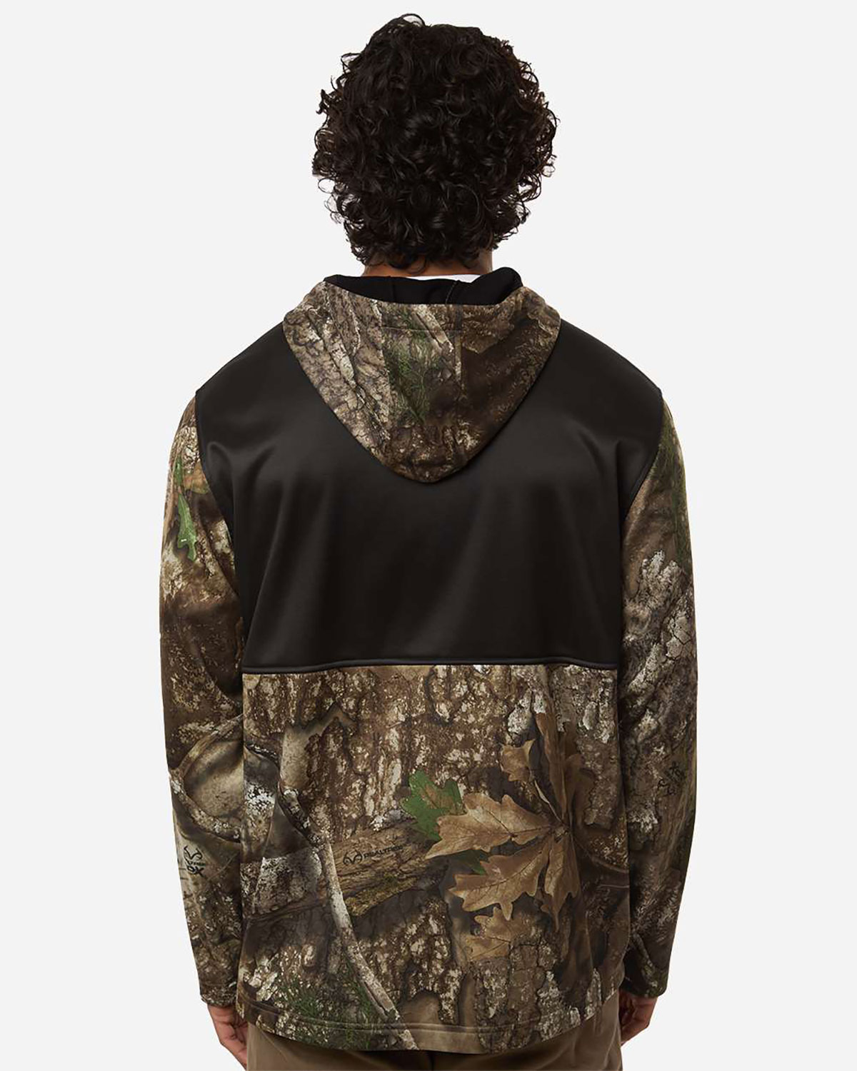 RealTree RT5204 Unisex Realtree� Performance Colorblocked Full-Zip Hooded Sweatshirt view 2