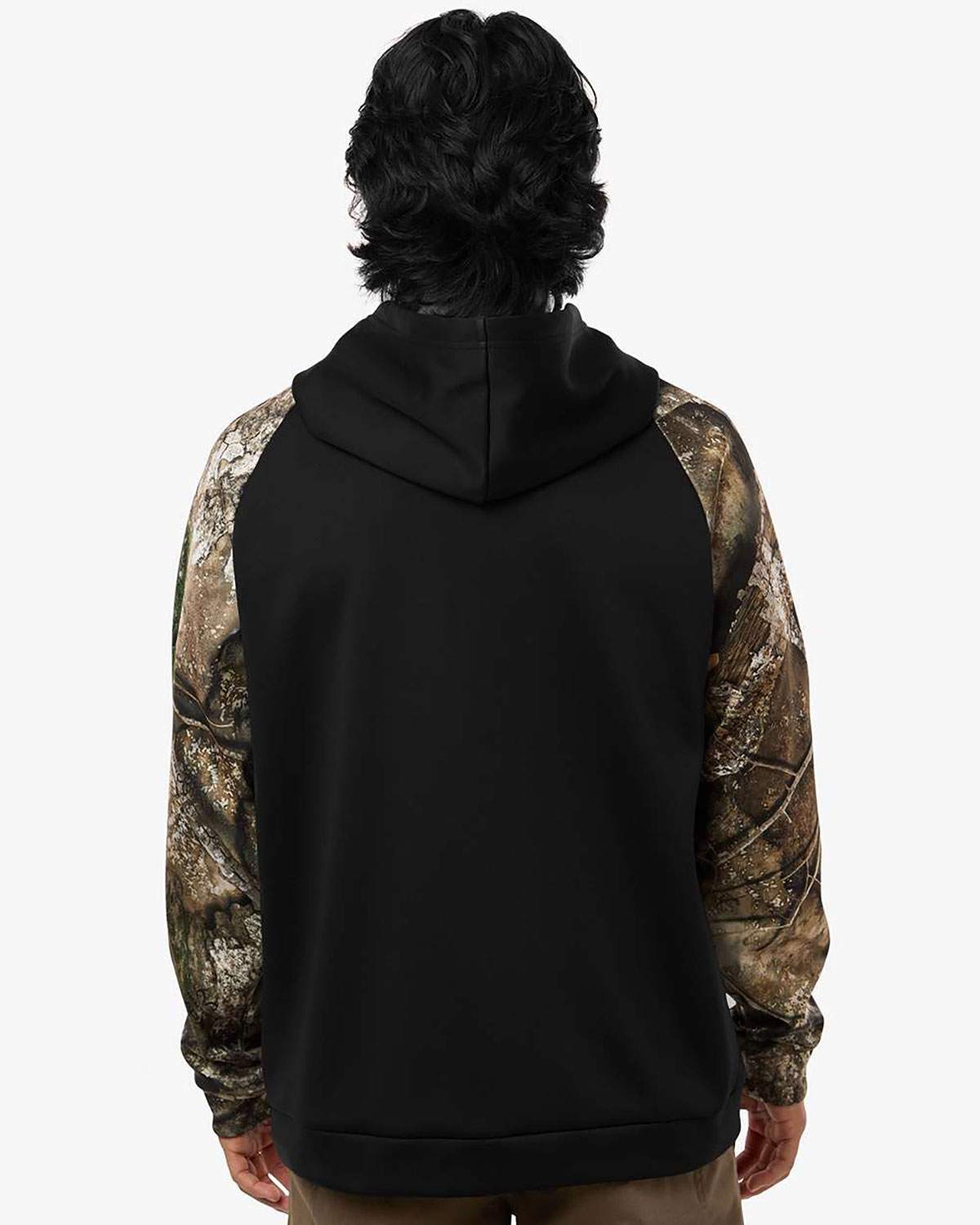 RealTree RT5305 Unisex Realtree� Performance Colorblocked Hooded Sweatshirt view 2