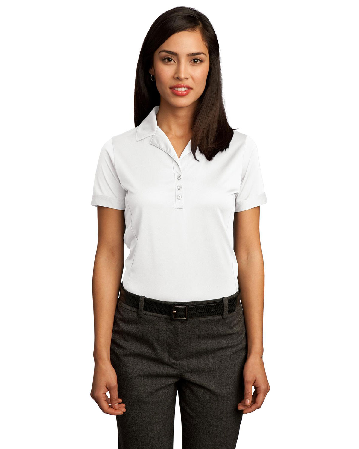 Red House RH50 Women Contrast Stitch Performance Pique Polo