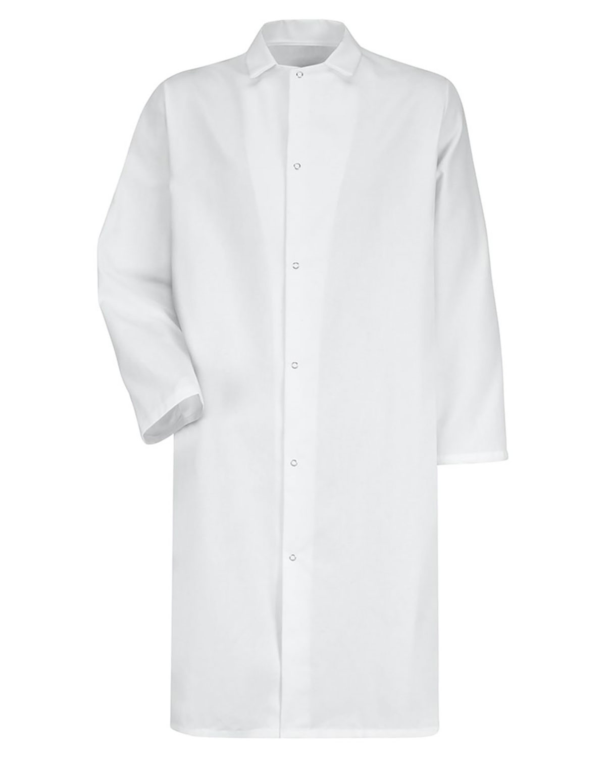 Red Kap 4006 Unisex Gripper - Front Butcher Frock - No Pockets