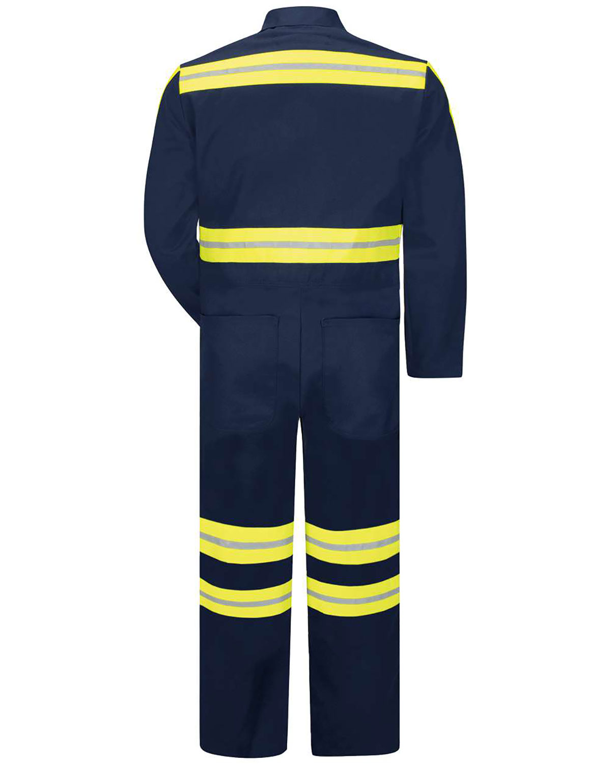 Red Kap CT10EN Men's Enhanced Visibility Action Back Coverall view 2