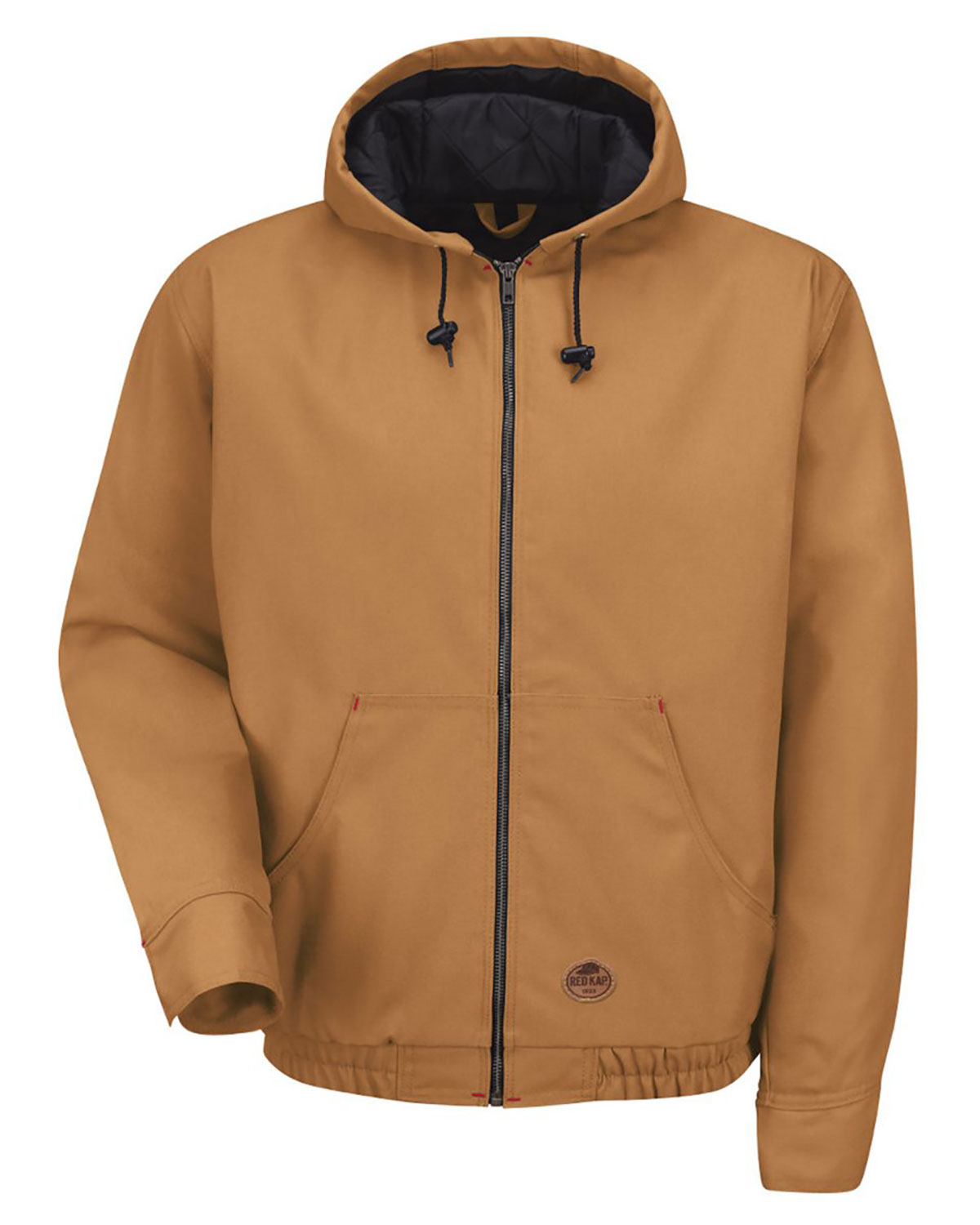 Red Kap JD20 Men's Blended Duck Zip-Front Hooded Jacket