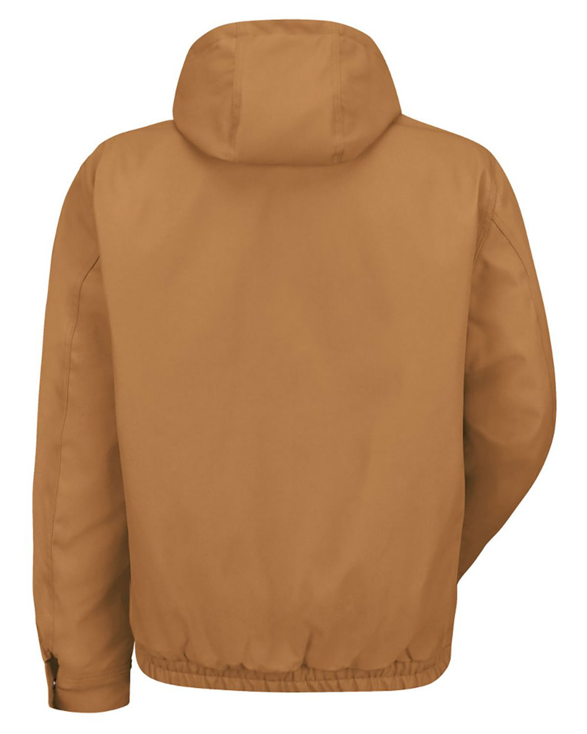 Red Kap JD20 Men's Blended Duck Zip-Front Hooded Jacket view 2