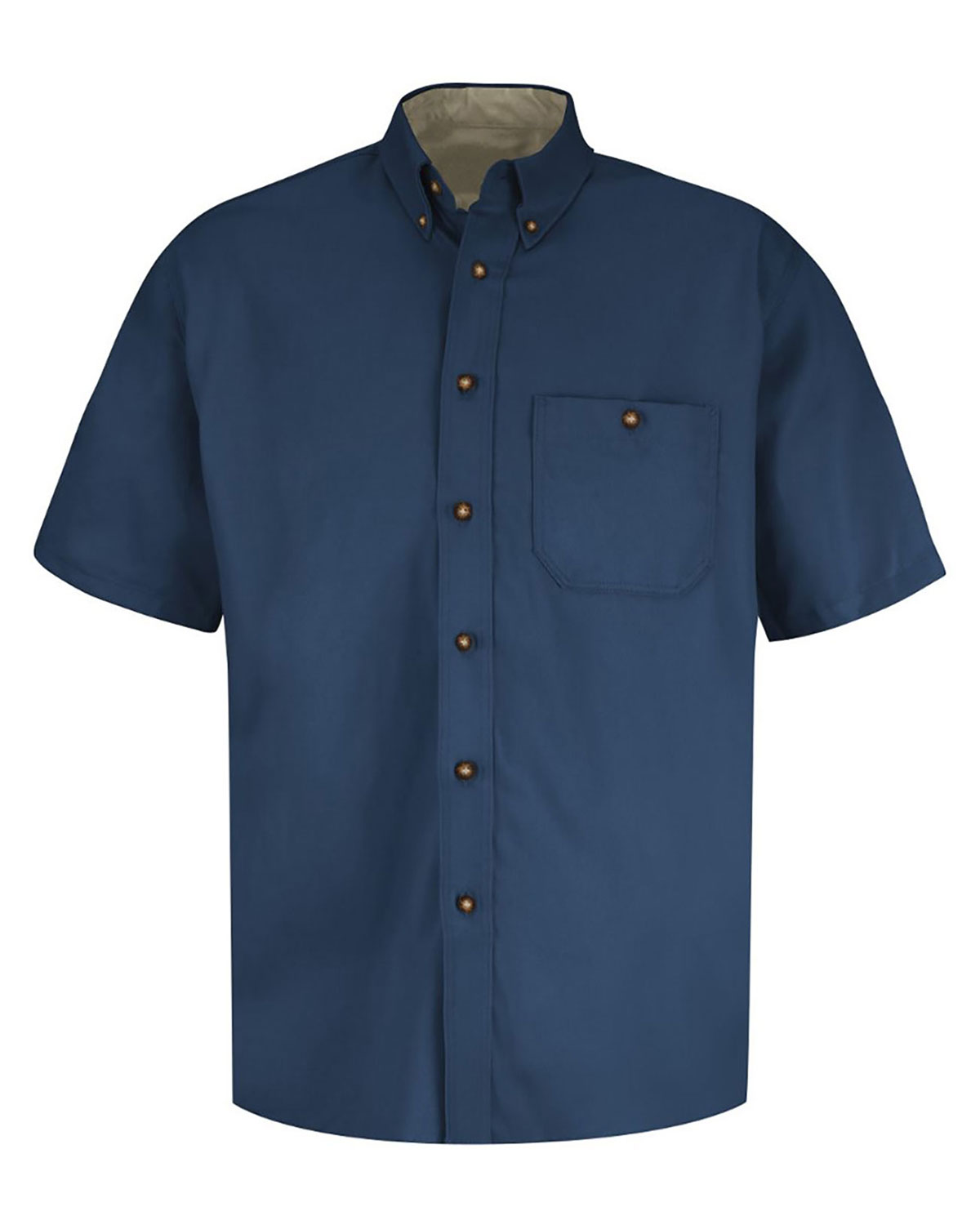Red Kap SC64 Men's Short Sleeve 100% Cotton Dress Shirt