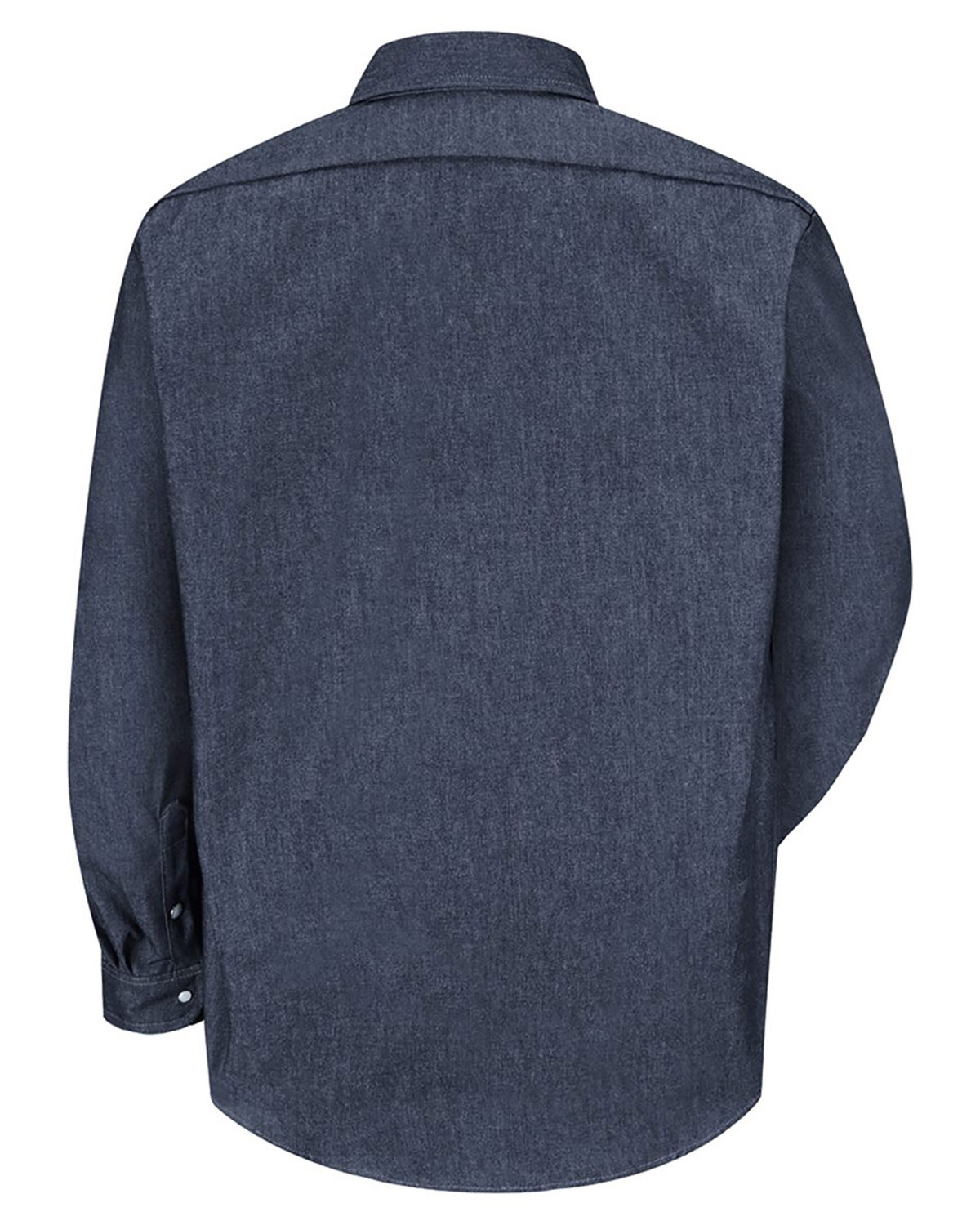 Red Kap SD78 Men's Deluxe Denim Long Sleeve Shirt view 2