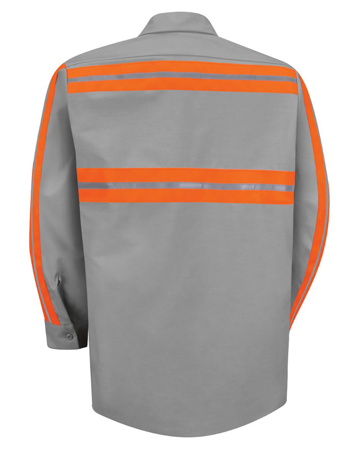 Red Kap SP14E Men's Industrial Enhanced-Visibility Long Sleeve Work Shirt view 2